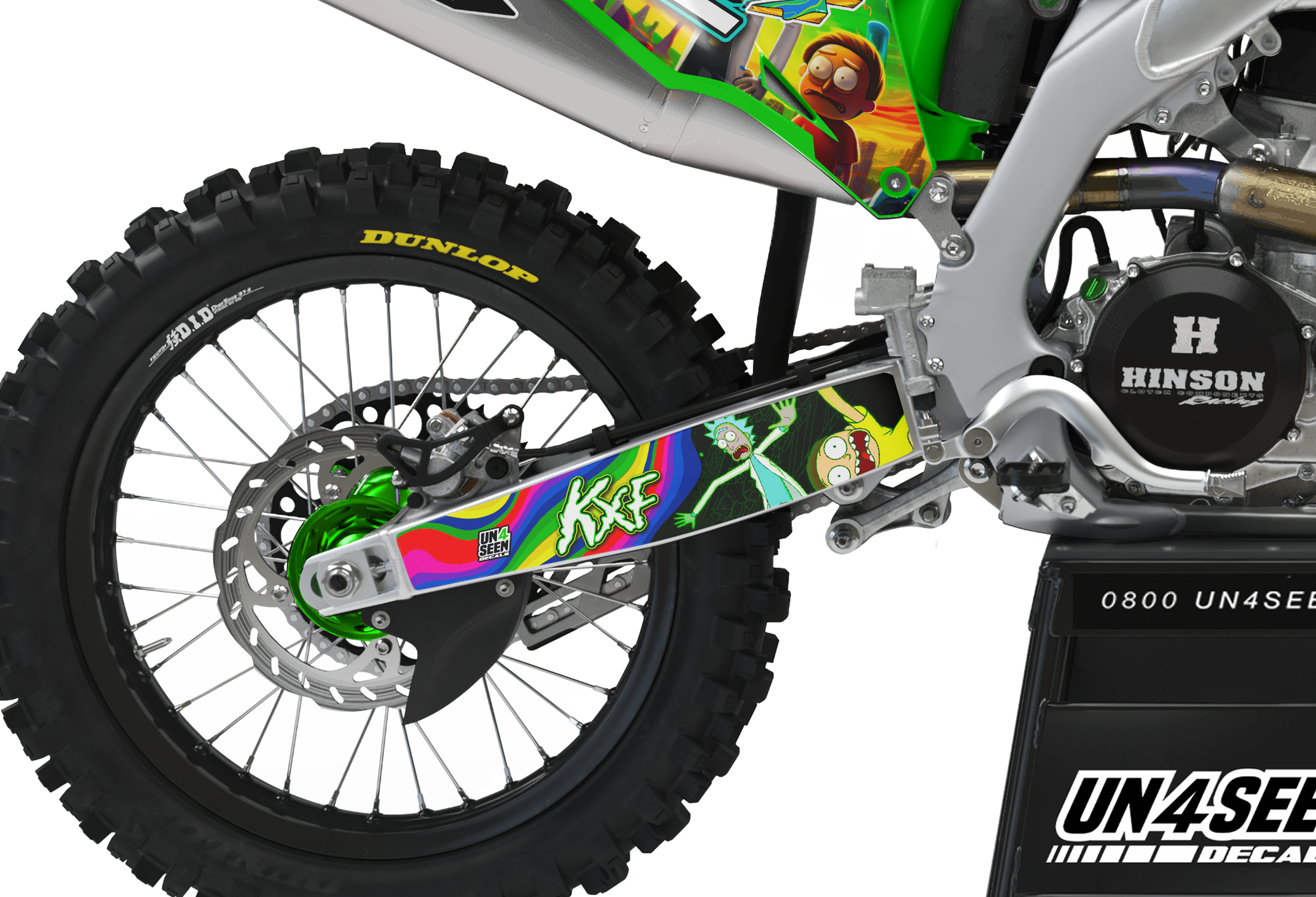 Kawasaki Graphics Kit - Rick & Morty