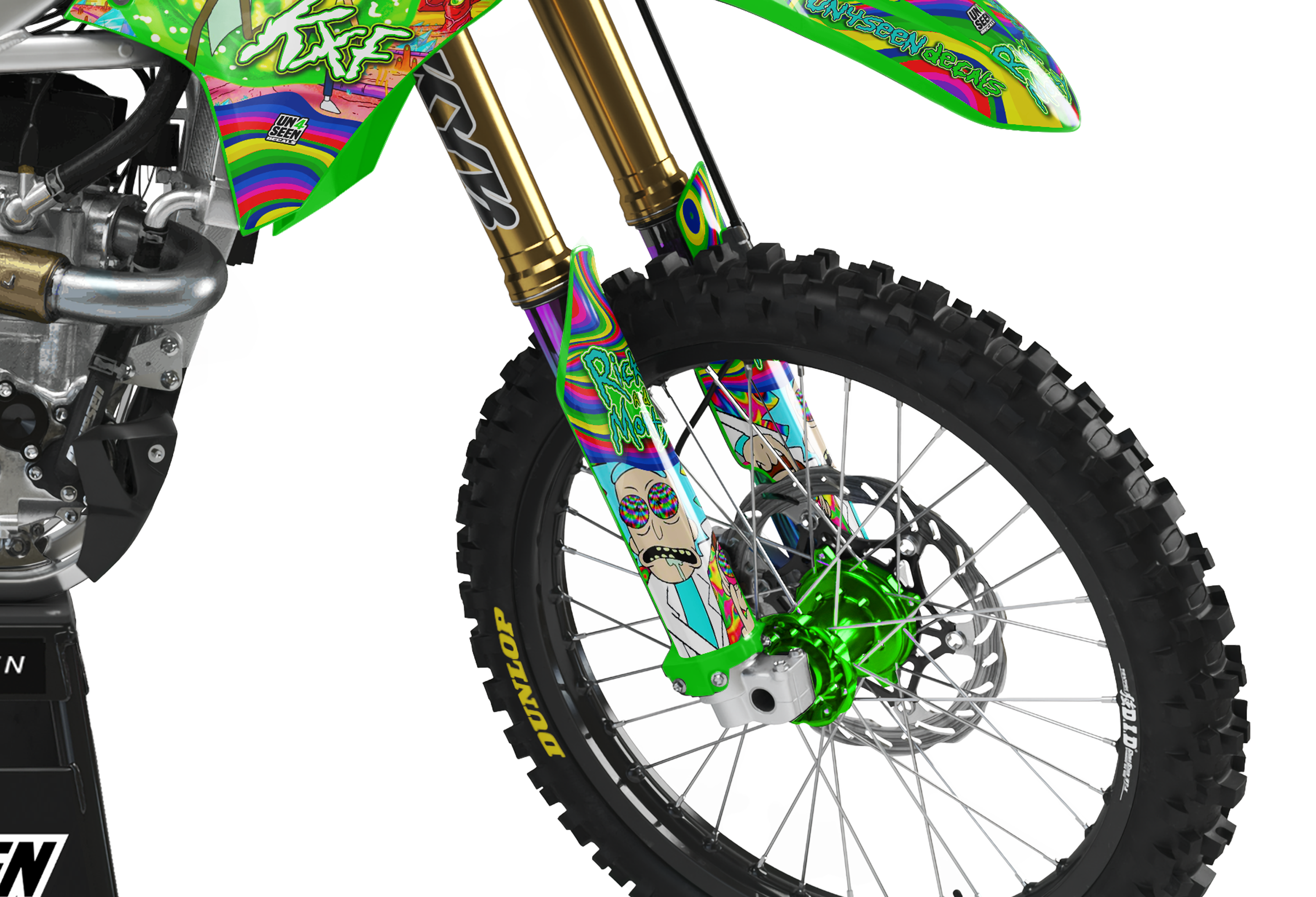 Kawasaki Graphics Kit - Rick & Morty