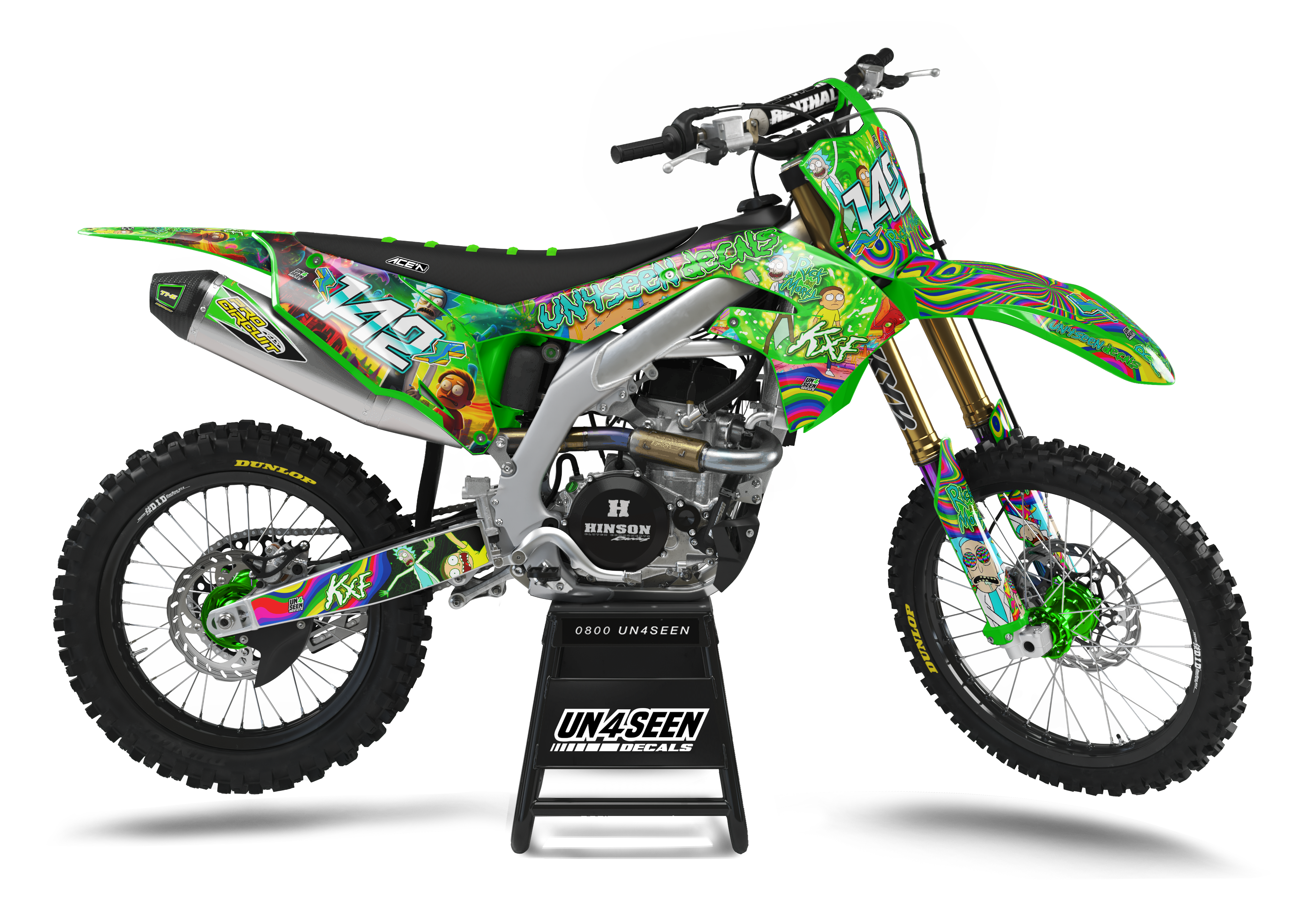 Kawasaki Graphics Kit - Rick & Morty