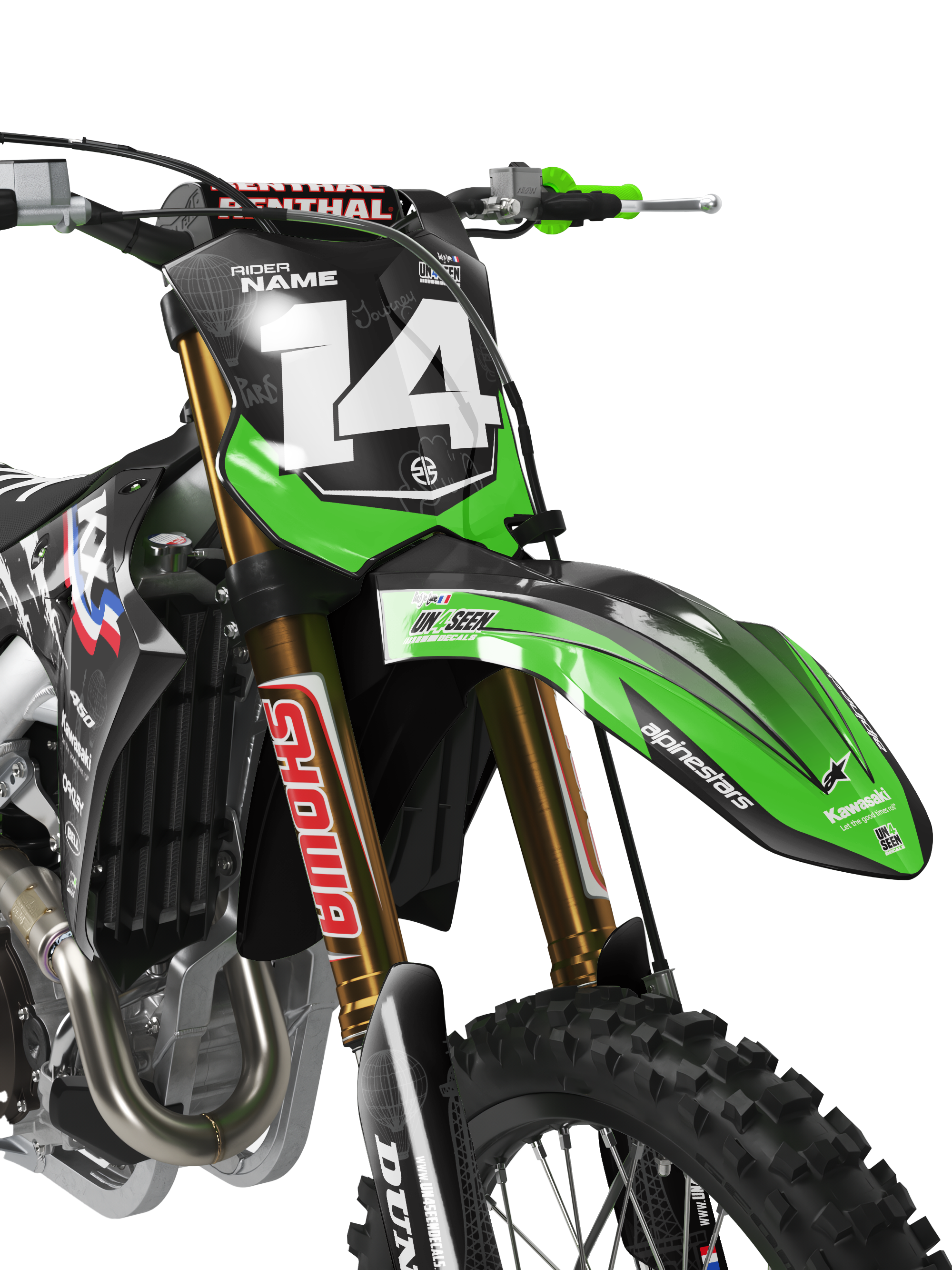 Kawasaki  Graphics Kit - Paris