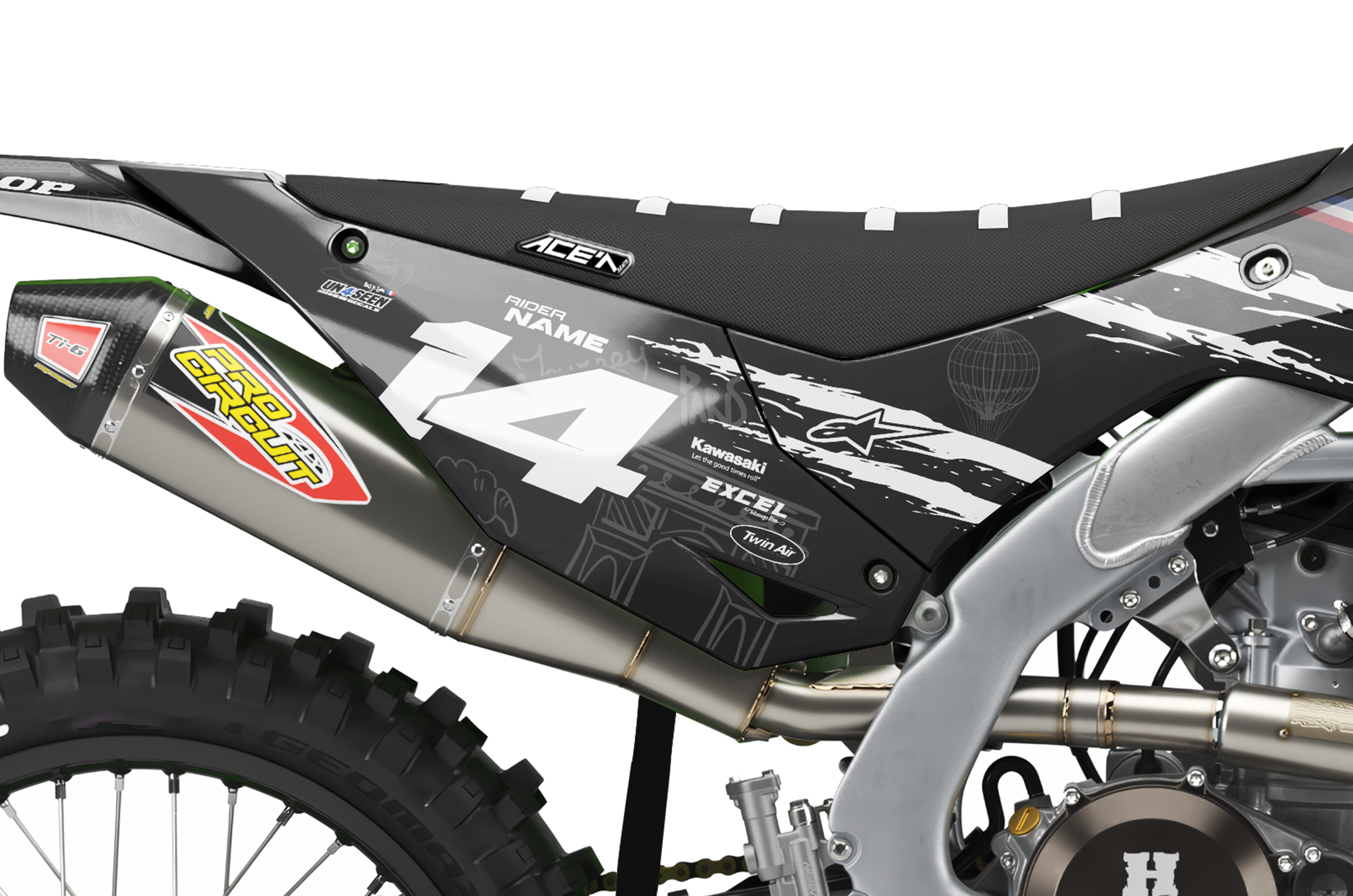 Kawasaki  Graphics Kit - Paris