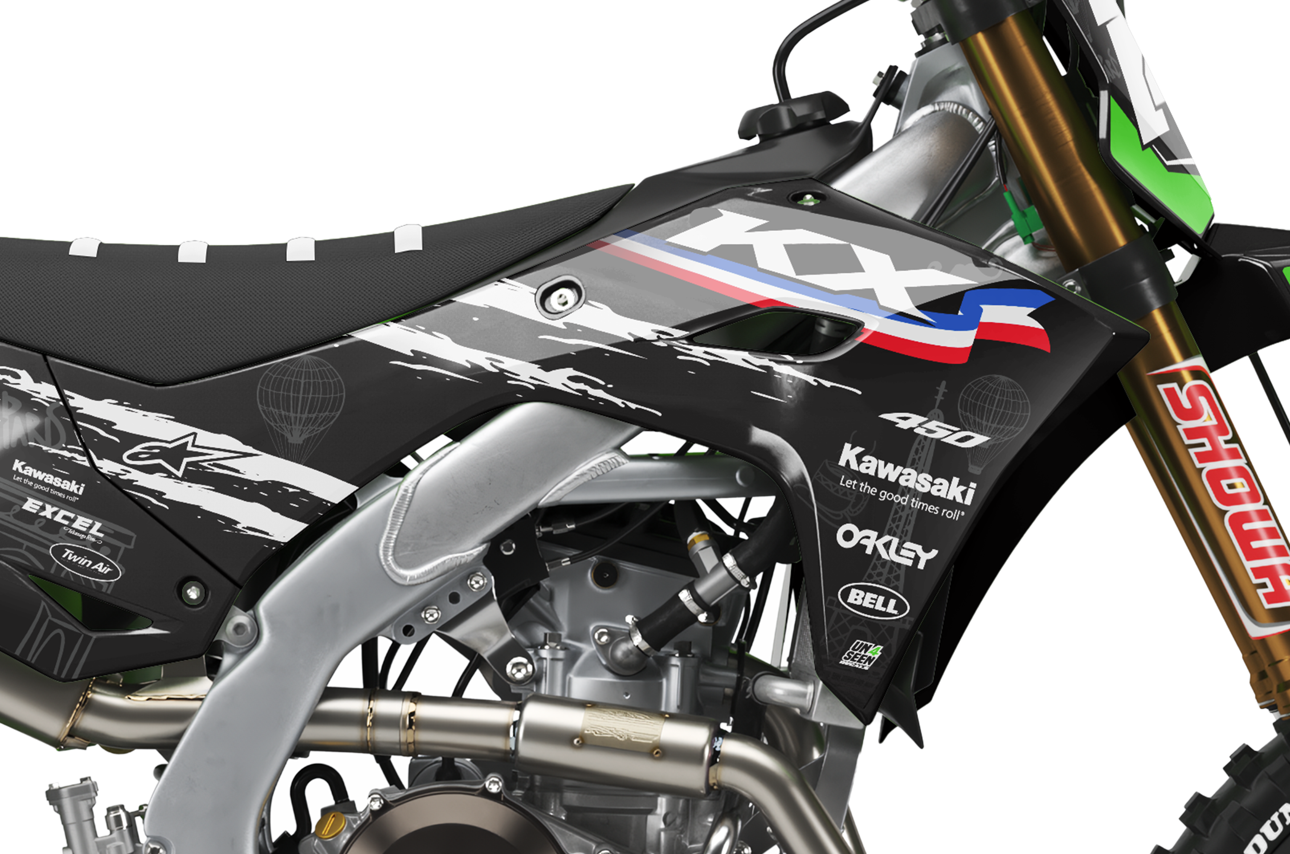 Kawasaki  Graphics Kit - Paris