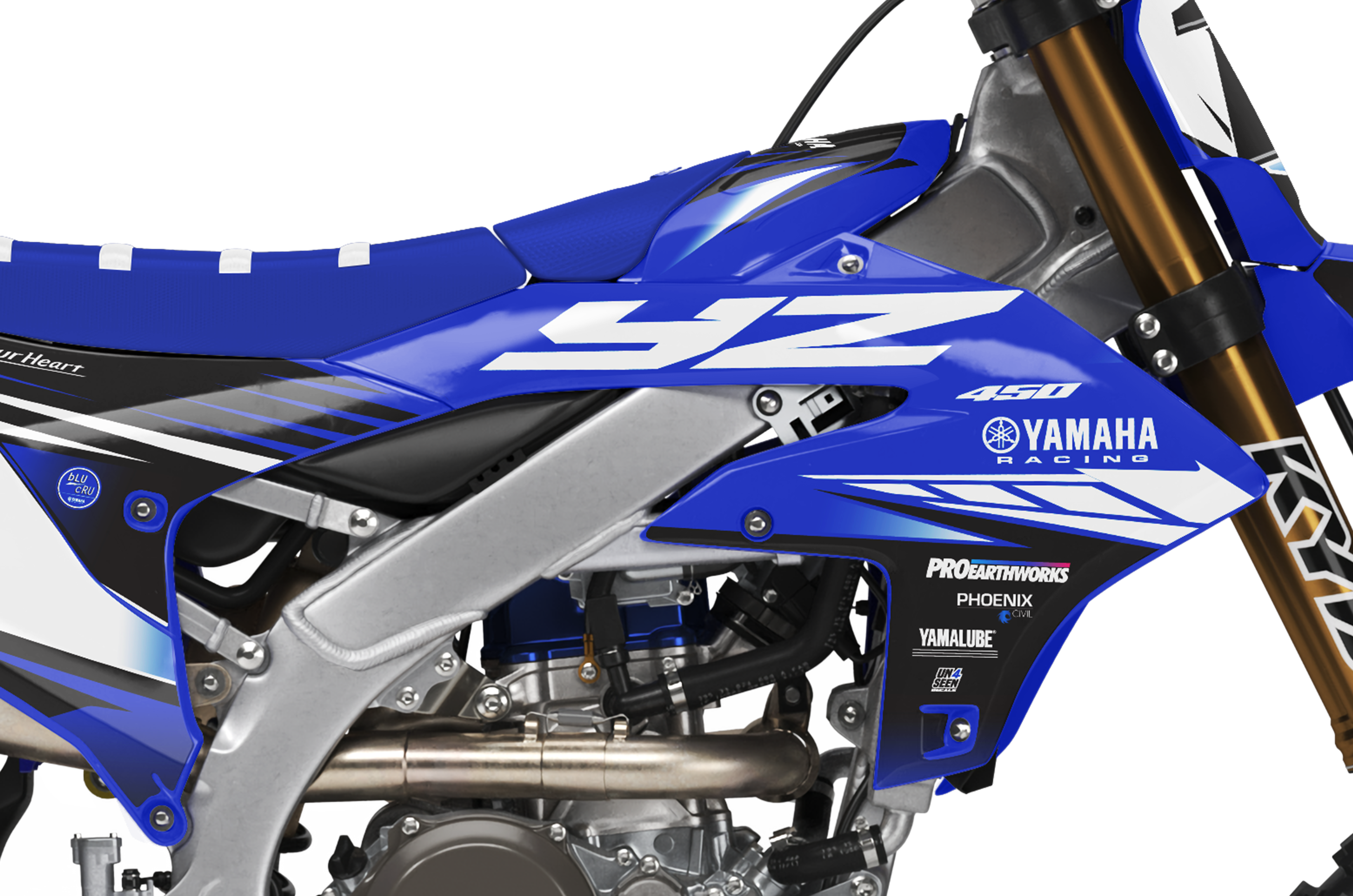 Yamaha Graphics Kit - Teen Blue