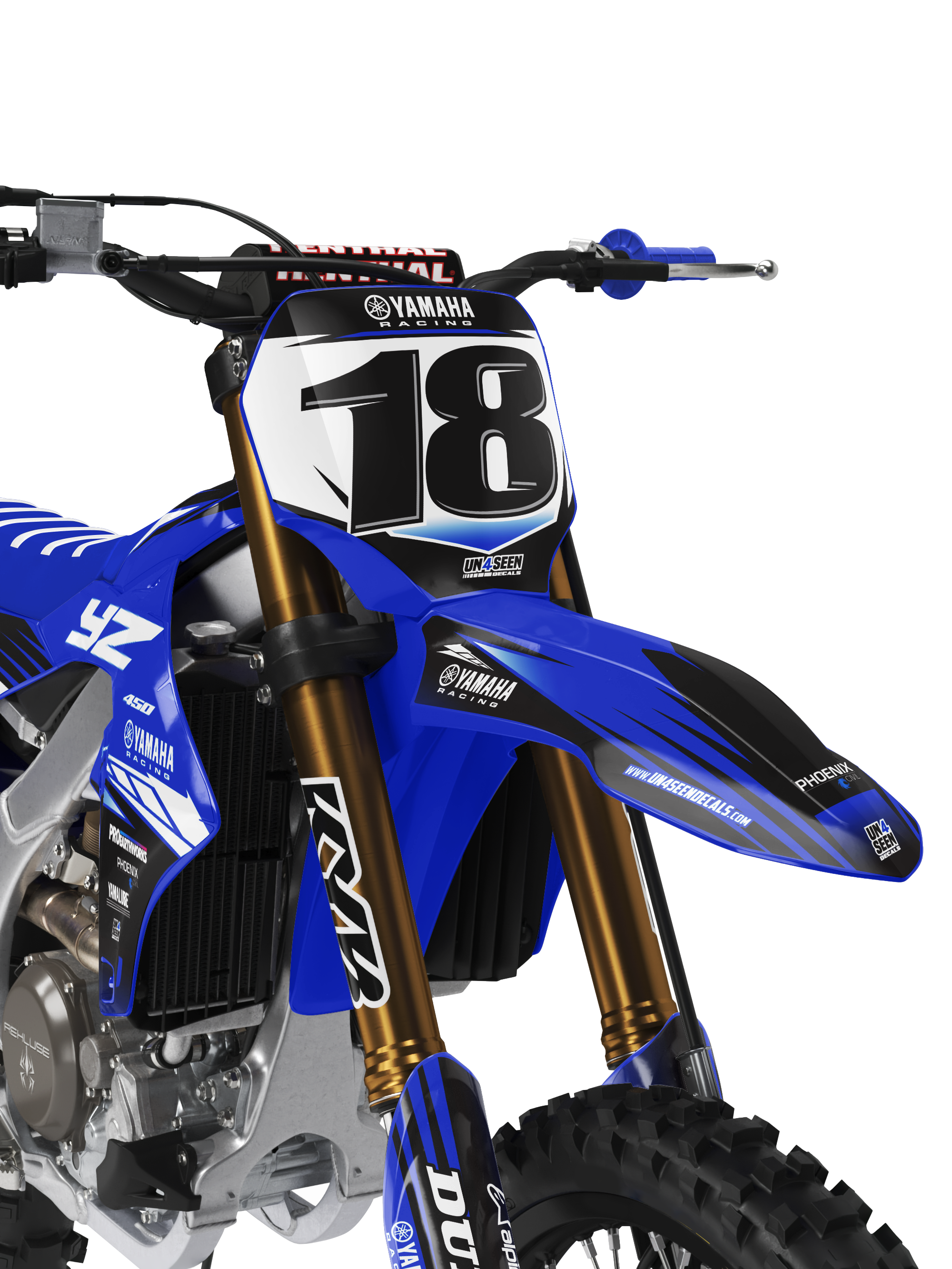 Yamaha Graphics Kit - Teen Blue