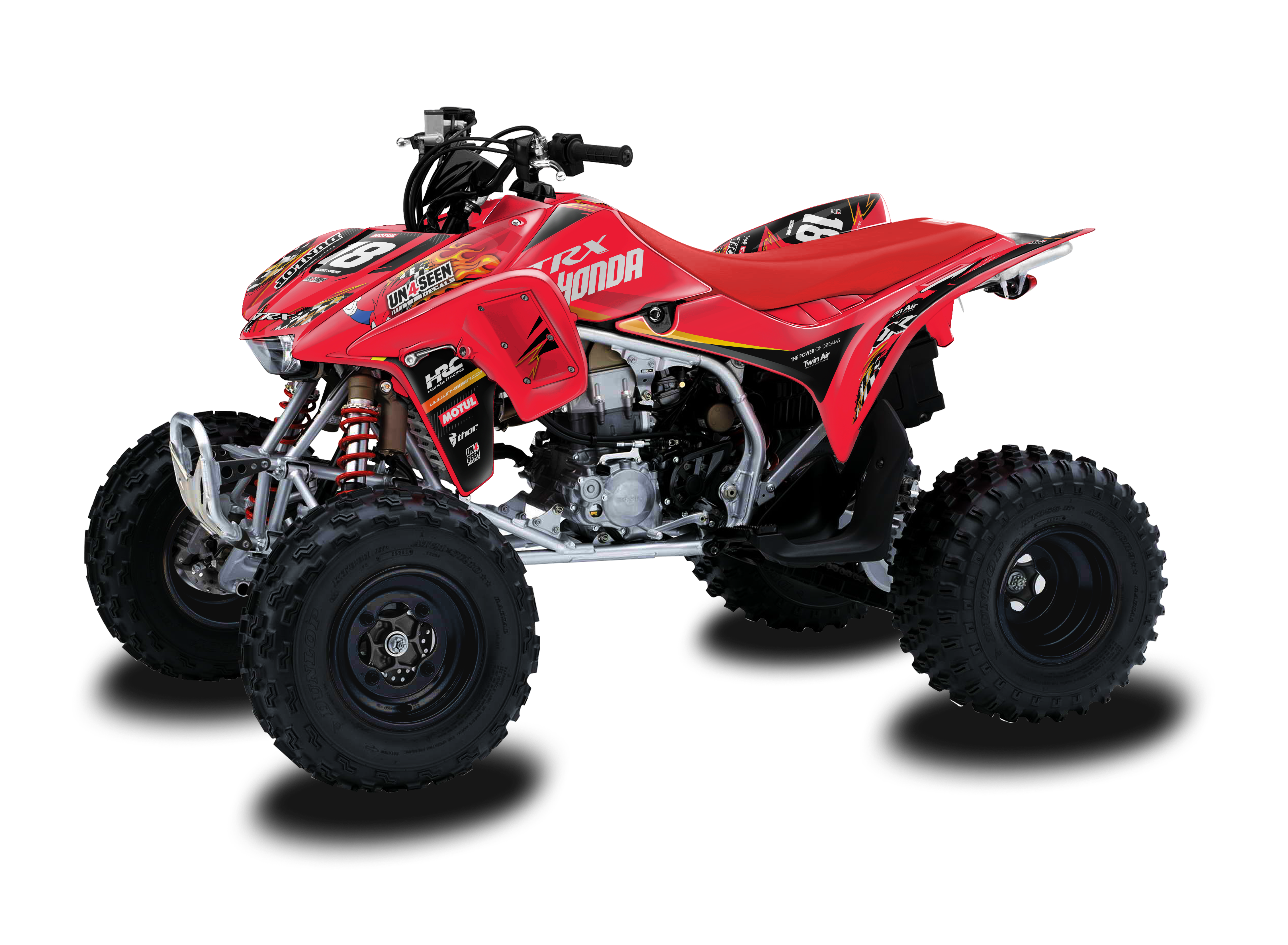 Honda TRX450R ATV Graphics Kit - Woody