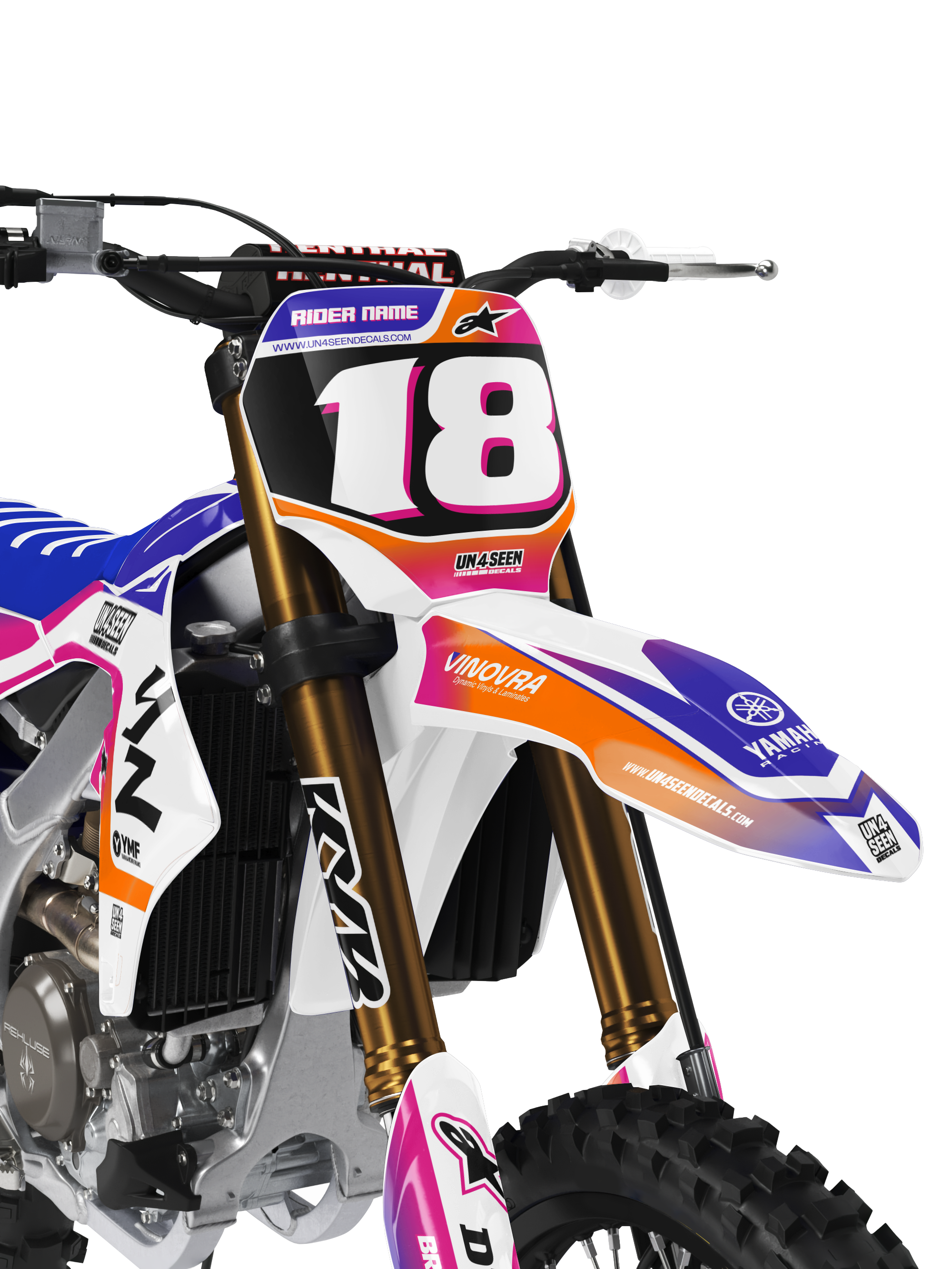 Yamaha Graphics Kit - Racer Portyl Purple