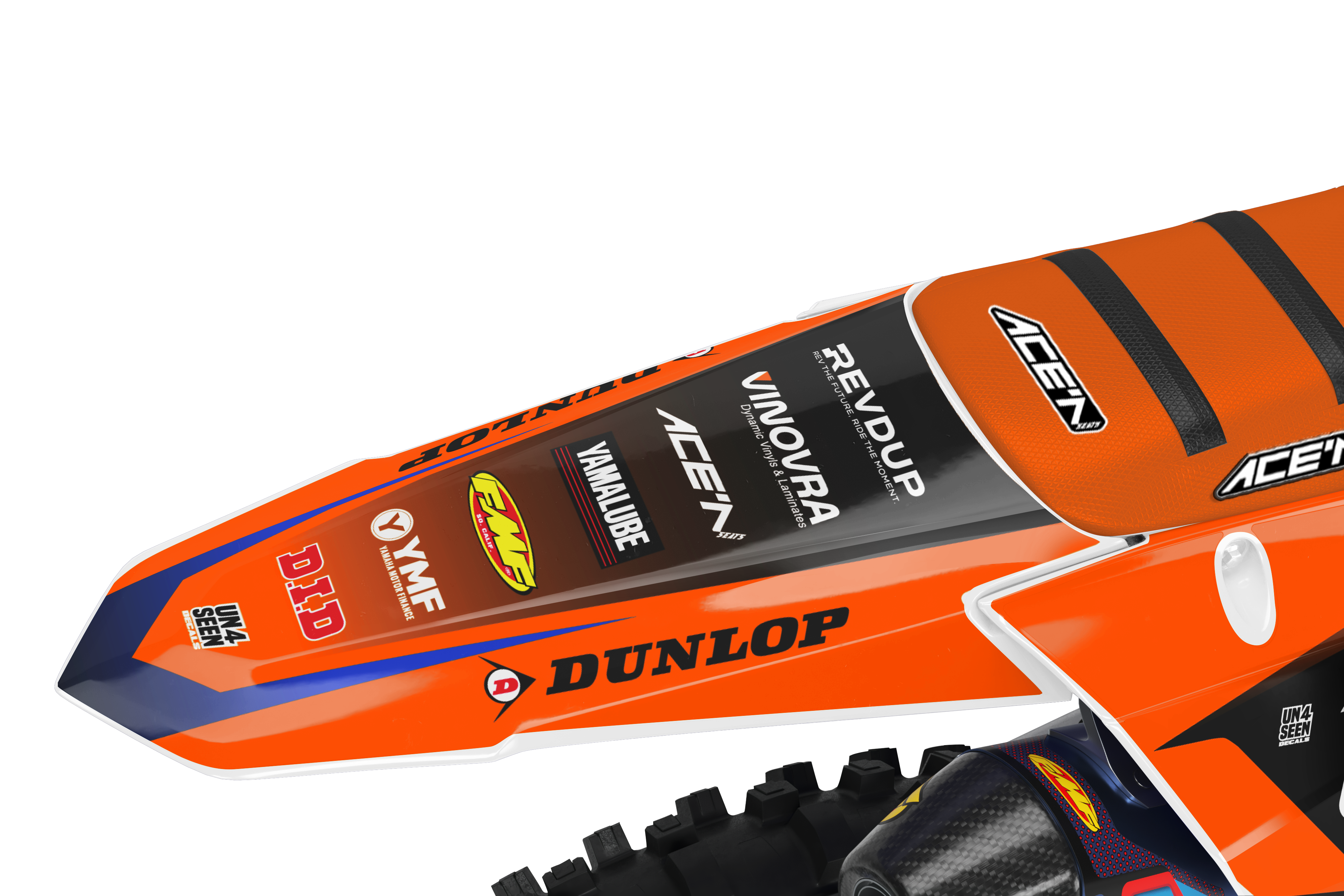 Yamaha Graphics Kit - Fluid Orange