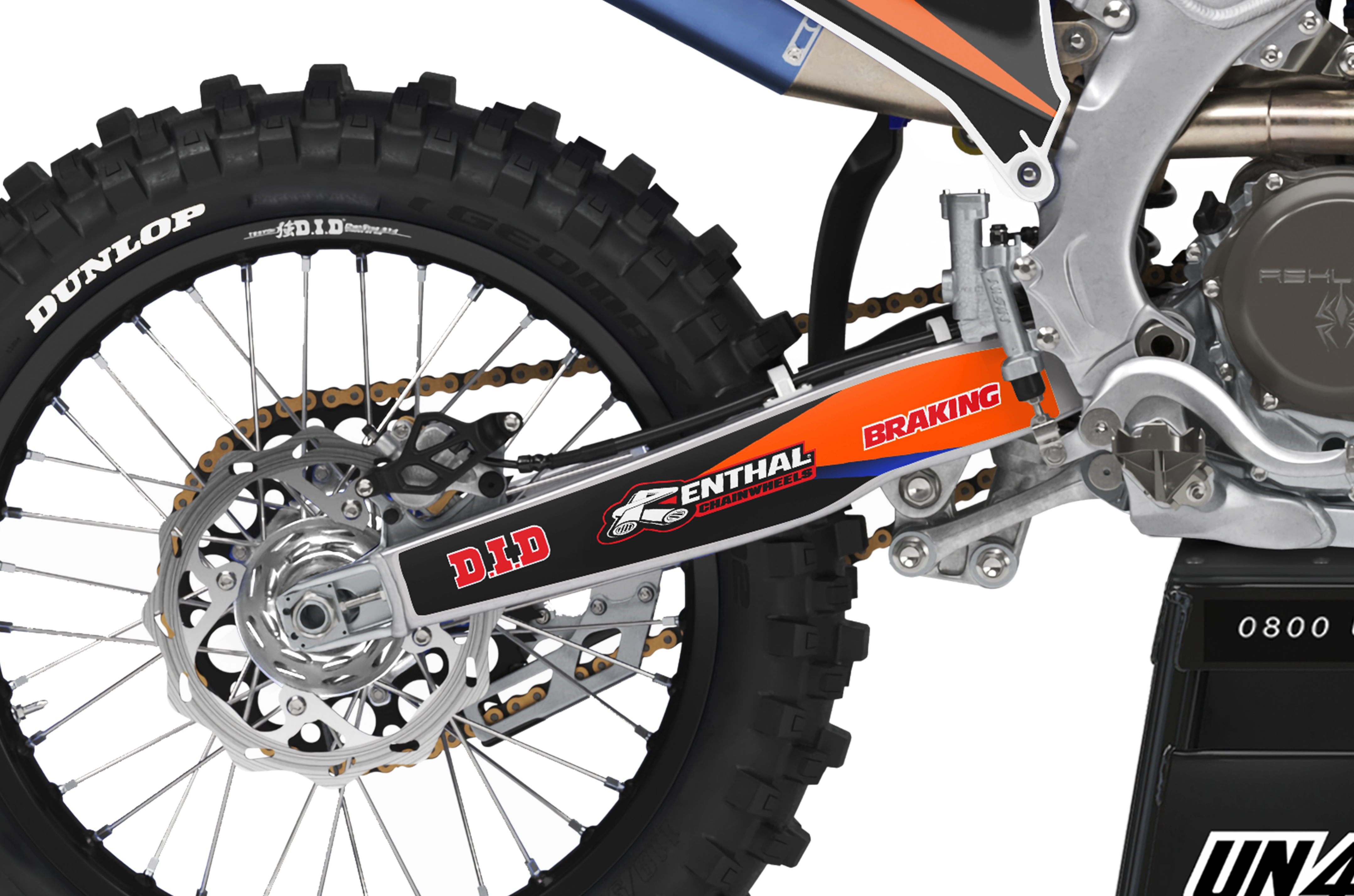 Yamaha Graphics Kit - Fluid Orange