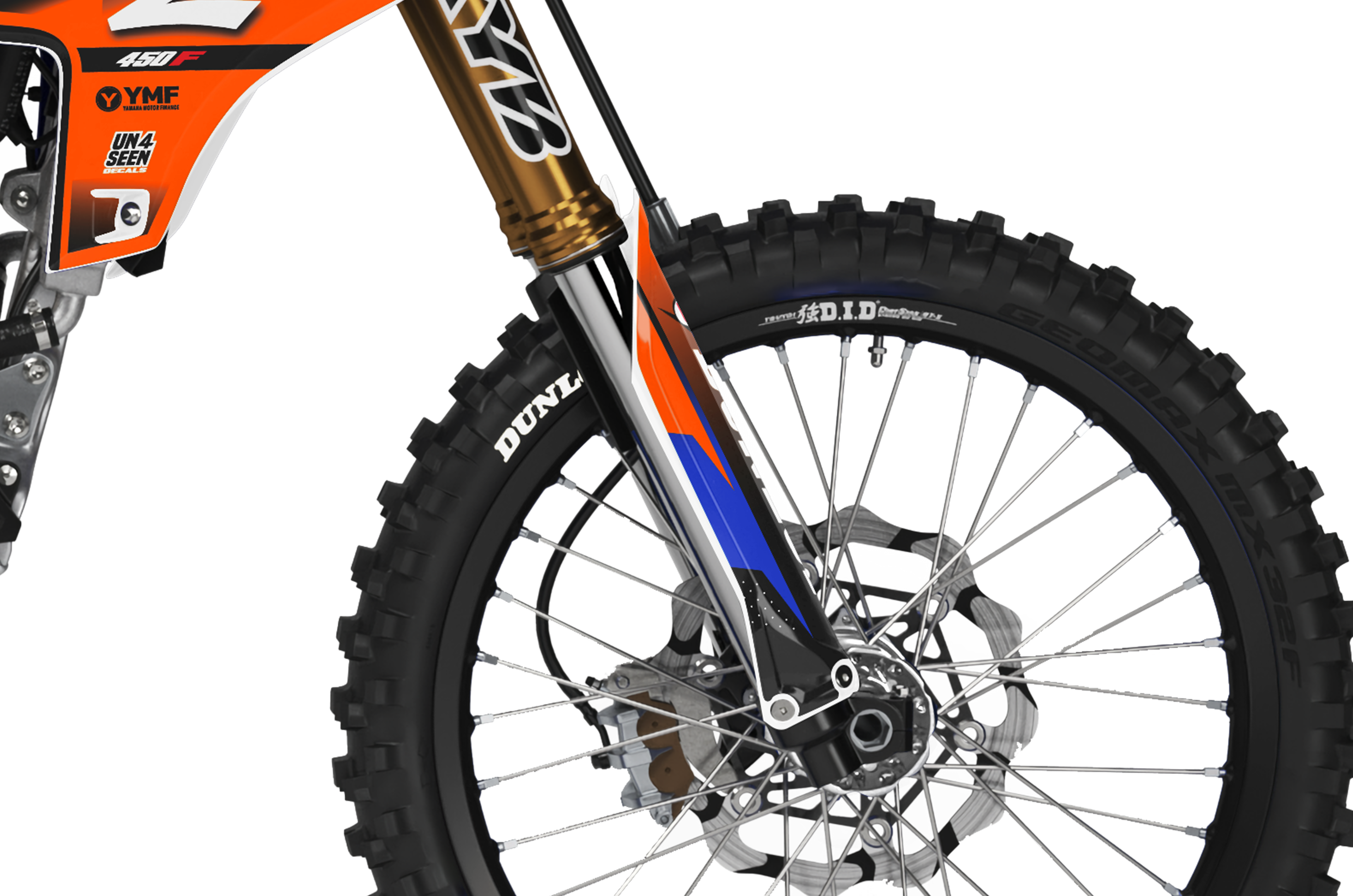 Yamaha Graphics Kit - Fluid Orange