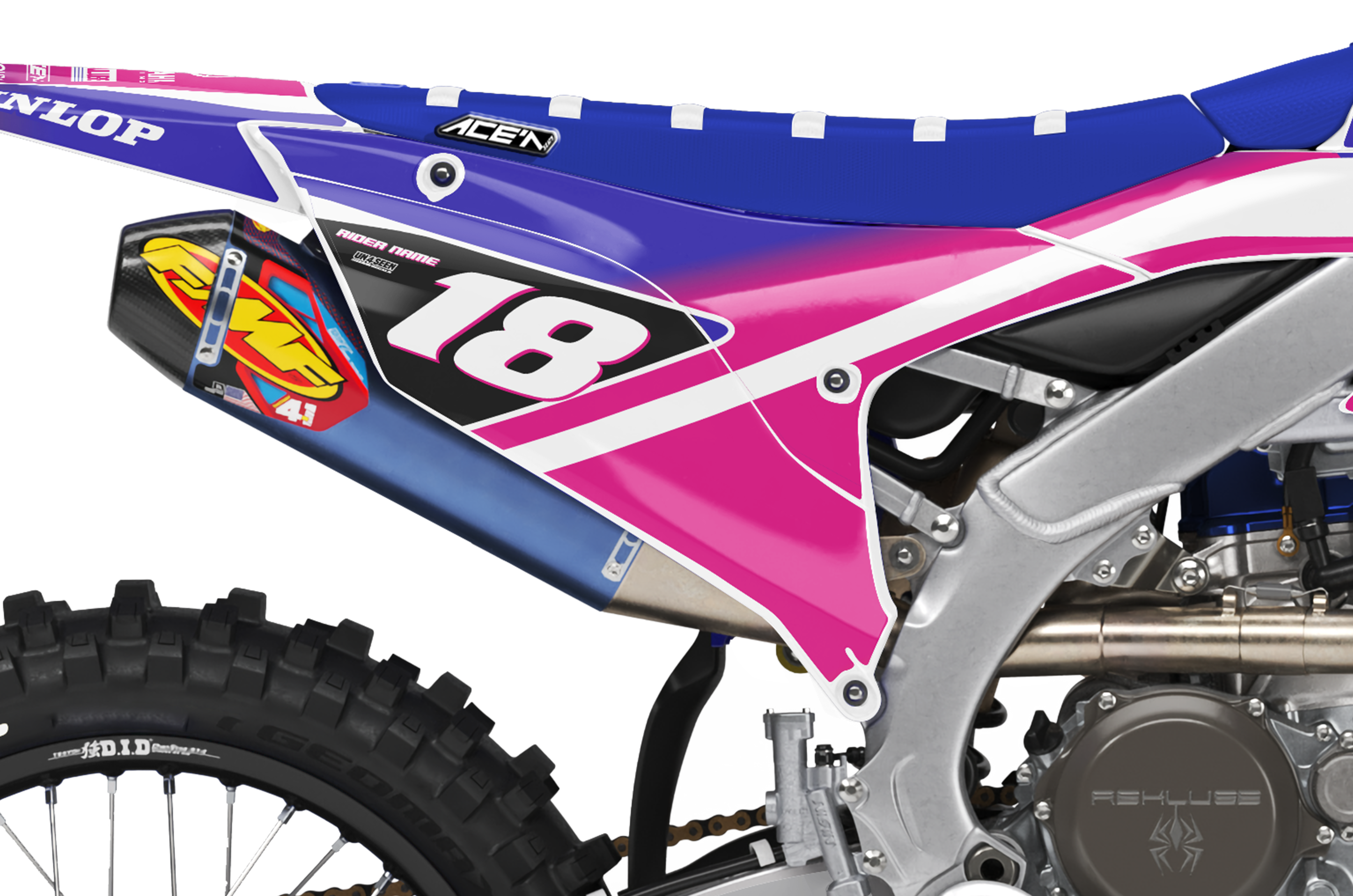 Yamaha Graphics Kit - Racer Portyl Purple