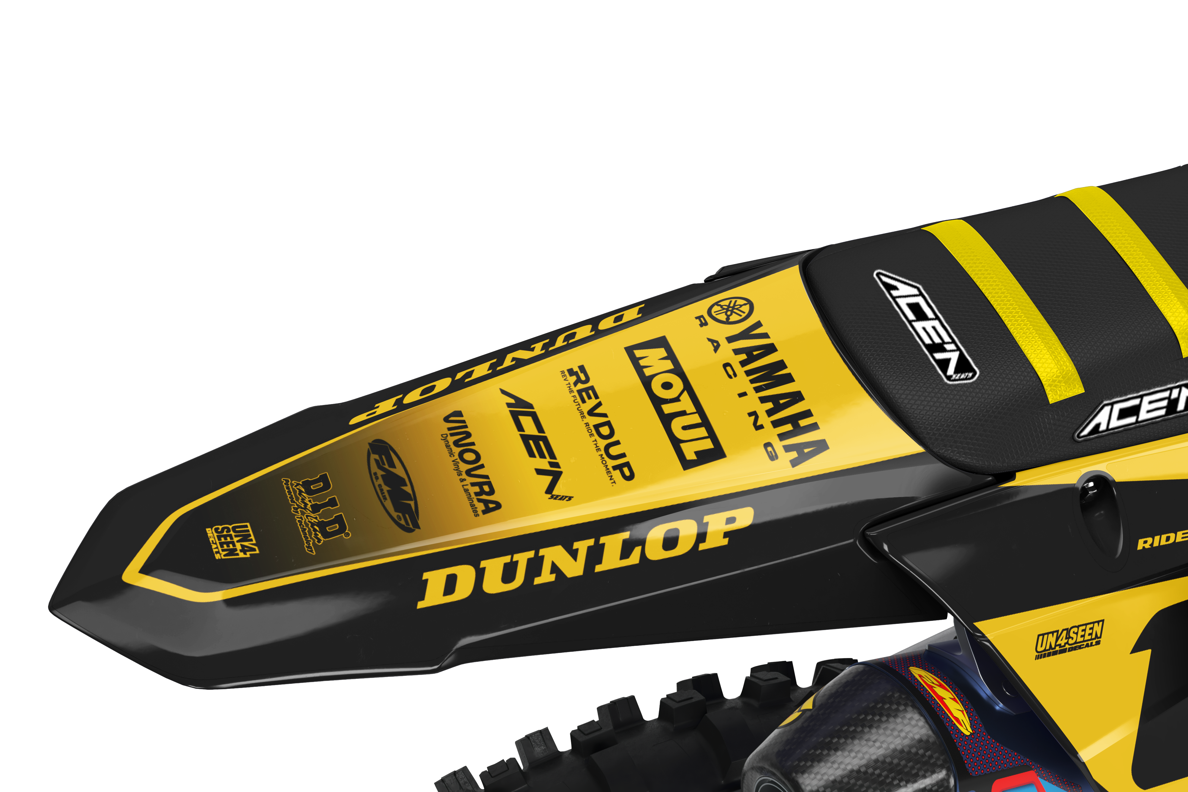 Yamaha Graphics Kit - Racer Riway Yellow