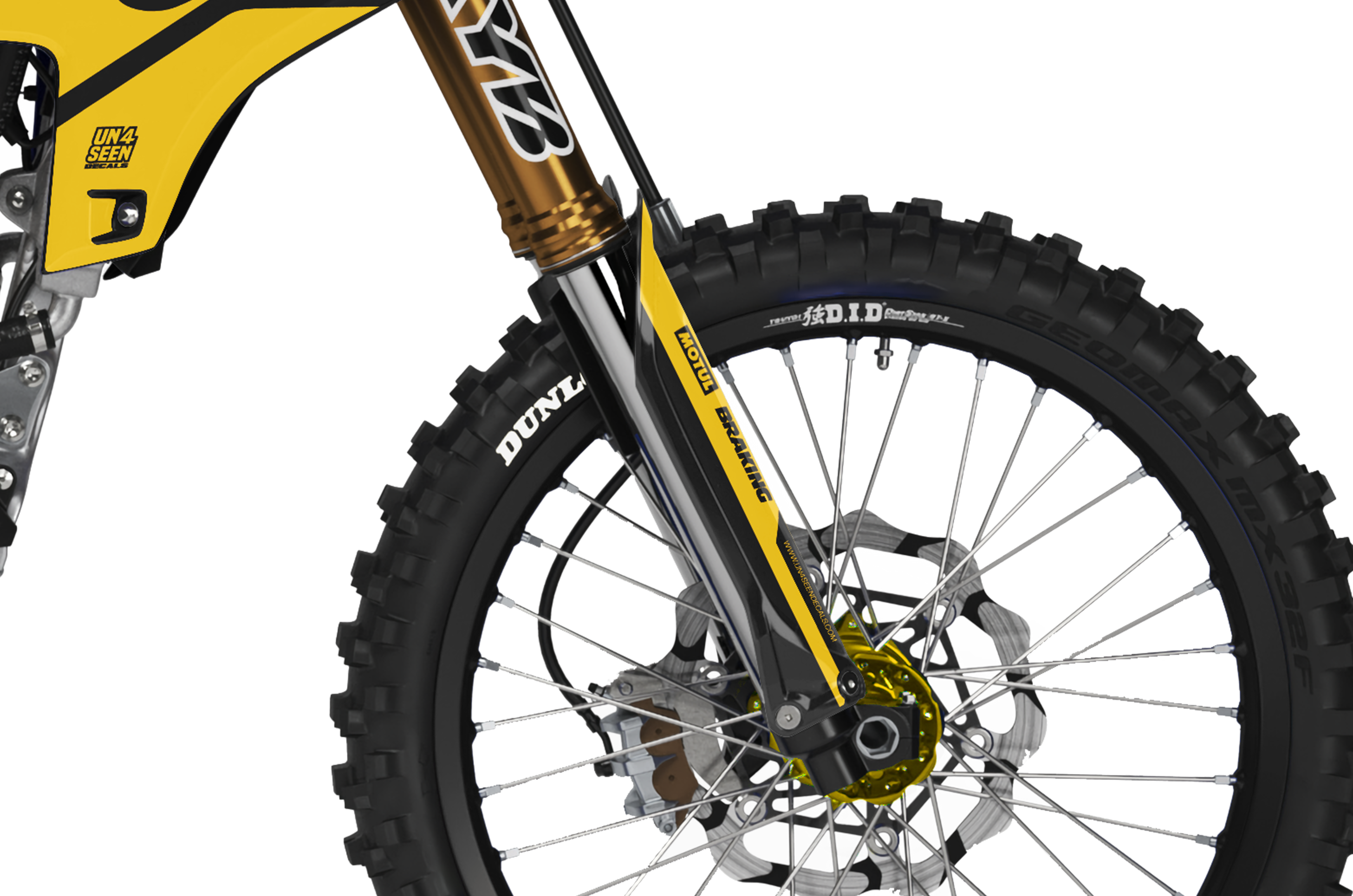 Yamaha Graphics Kit - Racer Riway Yellow