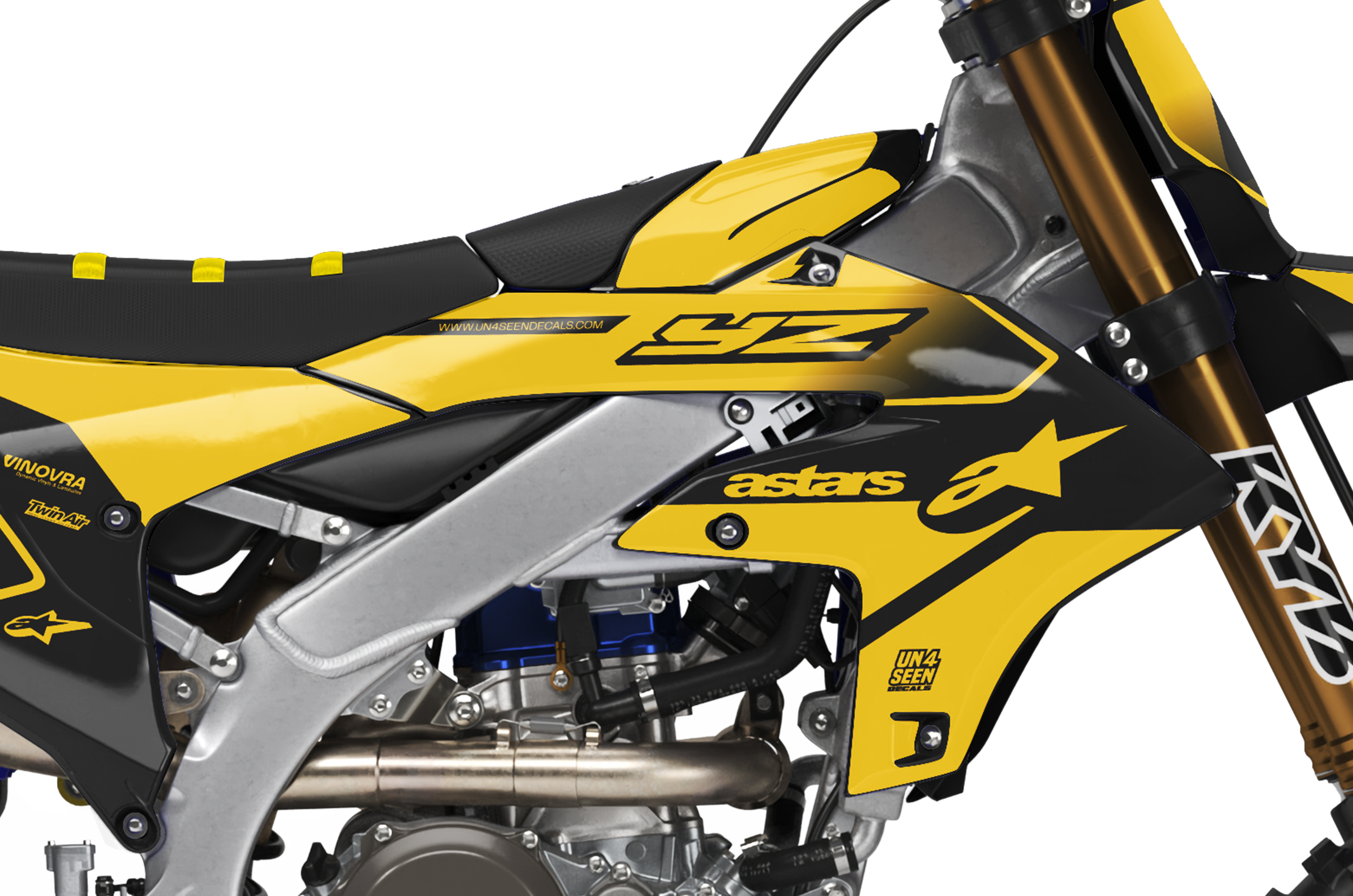 Yamaha Graphics Kit - Racer Riway Yellow