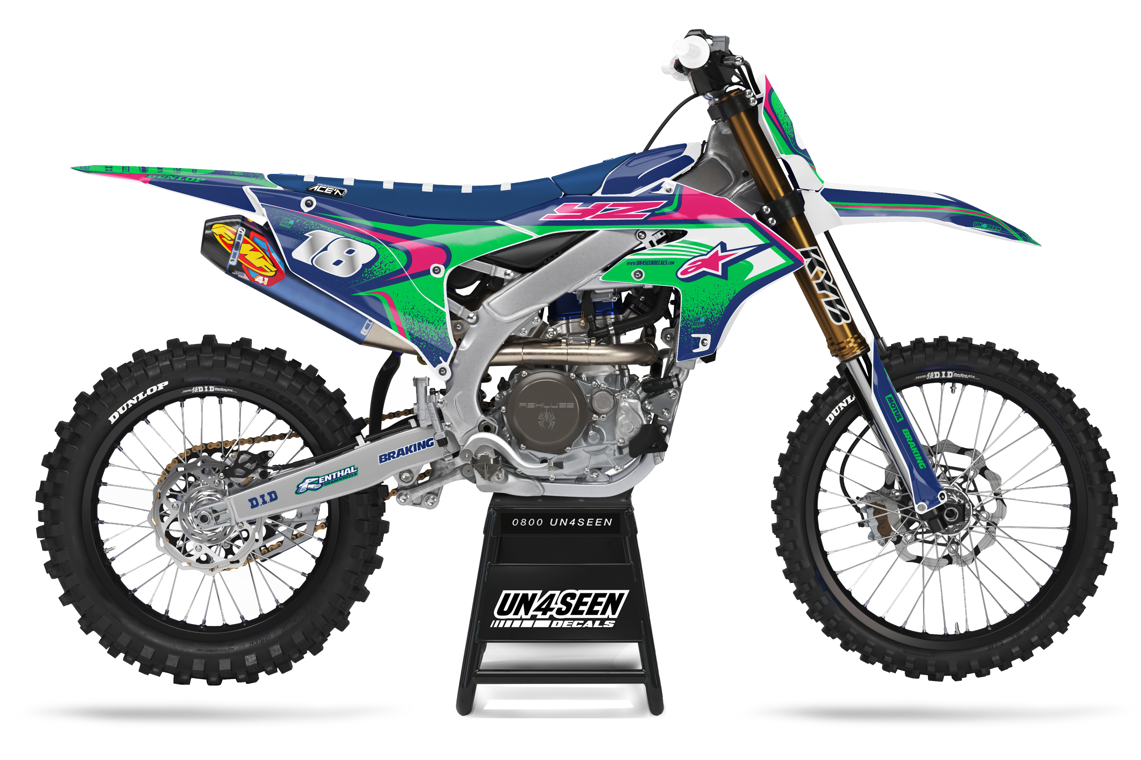 Yamaha Graphics Kit - Techstar Nomur Green