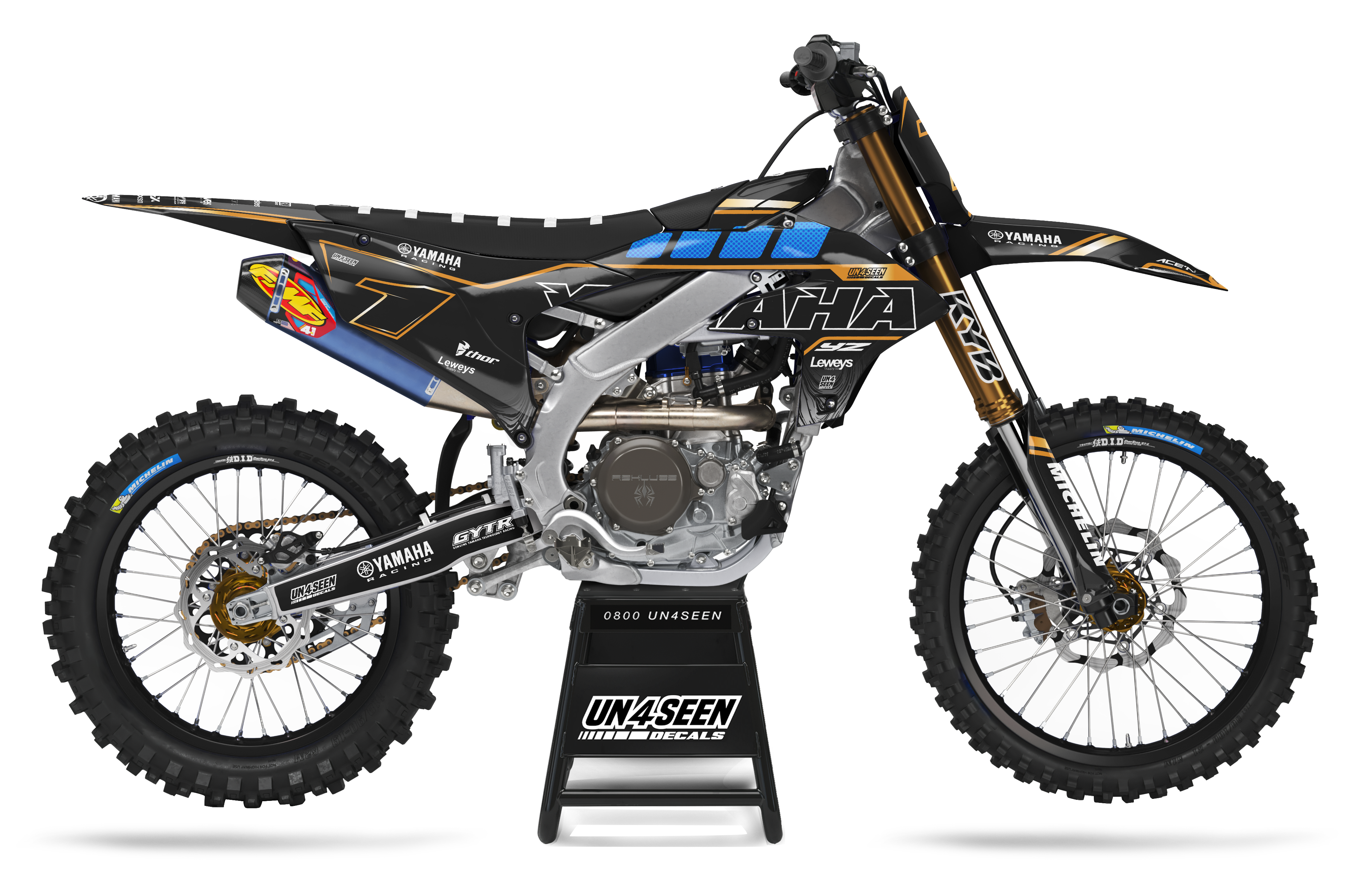 Yamaha Graphics Kit - Plaster Black
