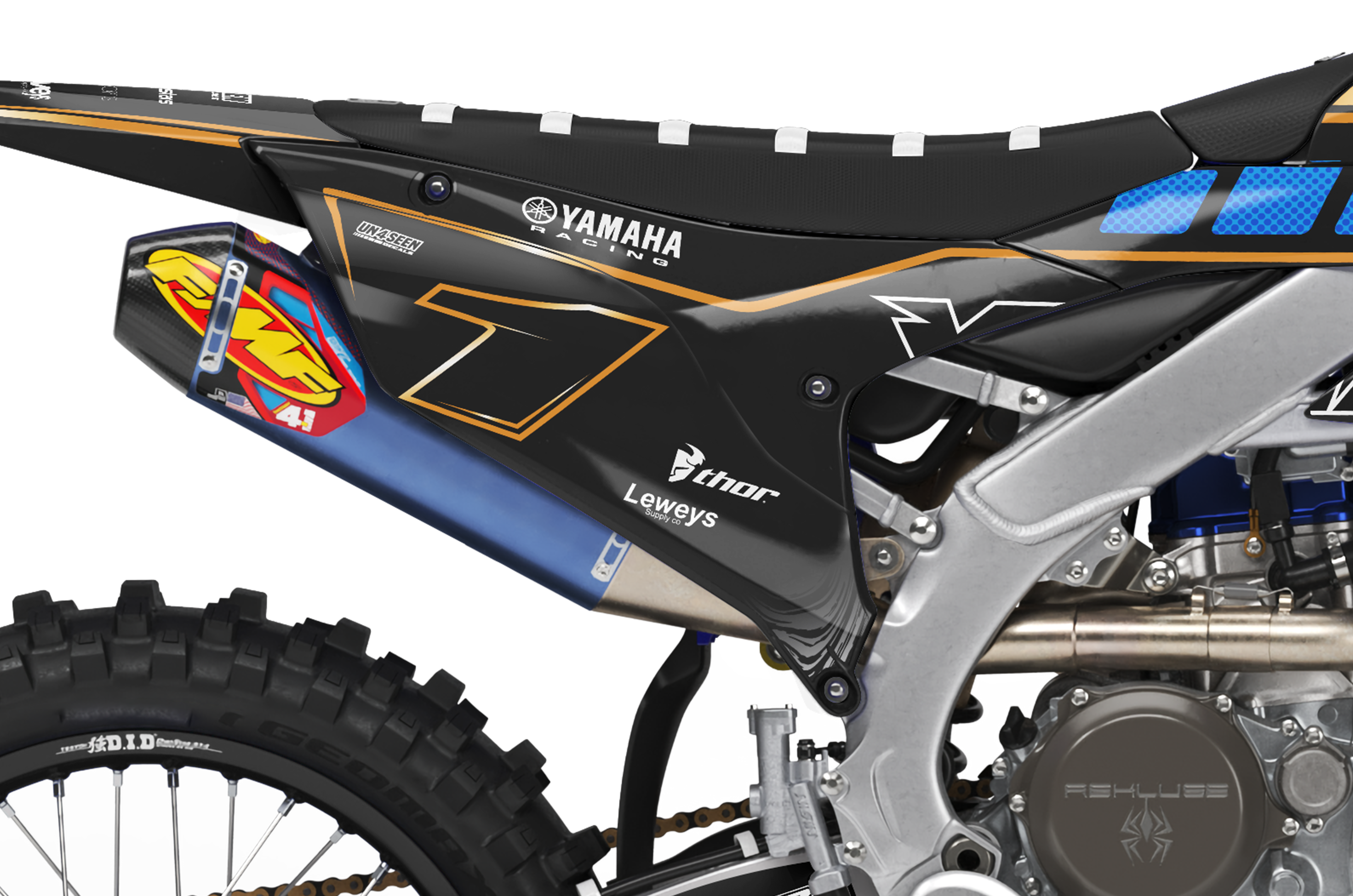 Yamaha Graphics Kit - Plaster Black