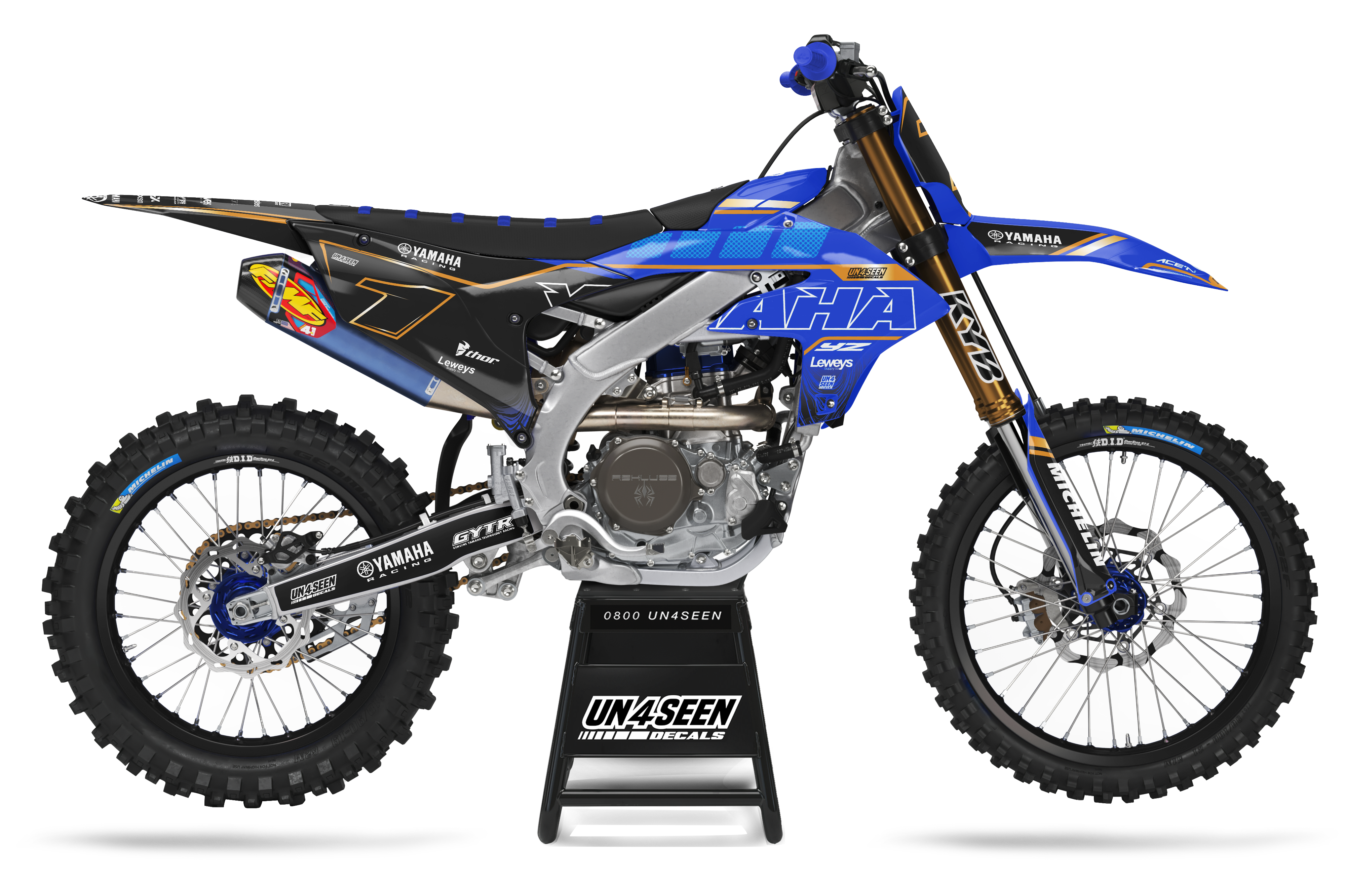 Yamaha Graphics Kit - Plaster Blue