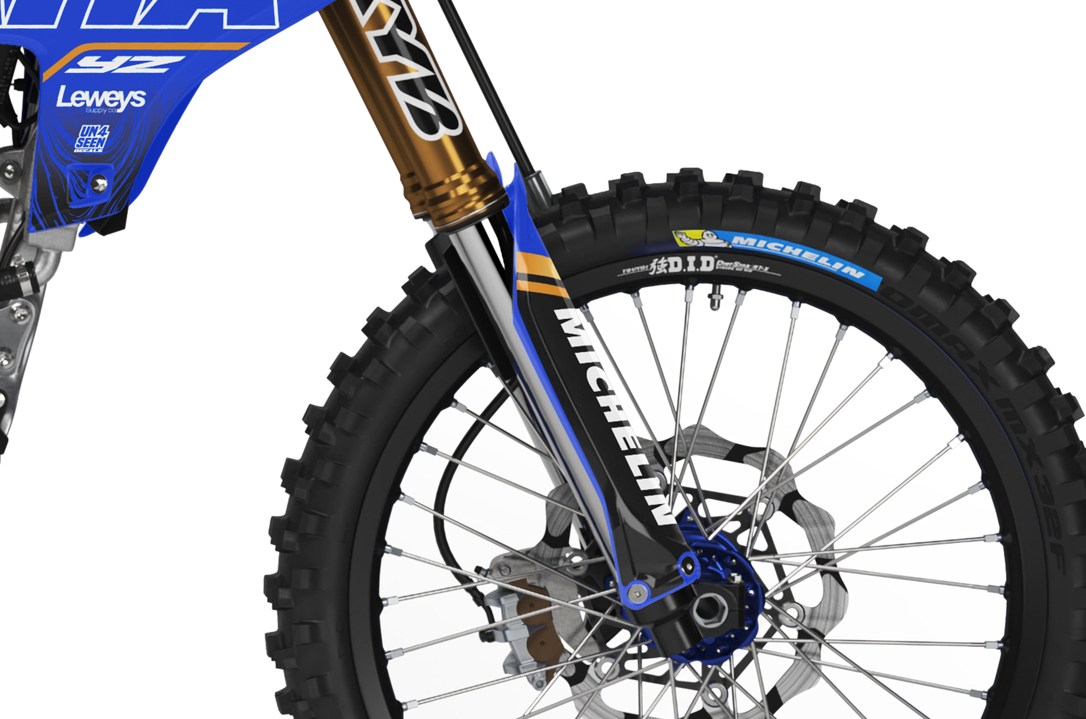 Yamaha Graphics Kit - Plaster Blue