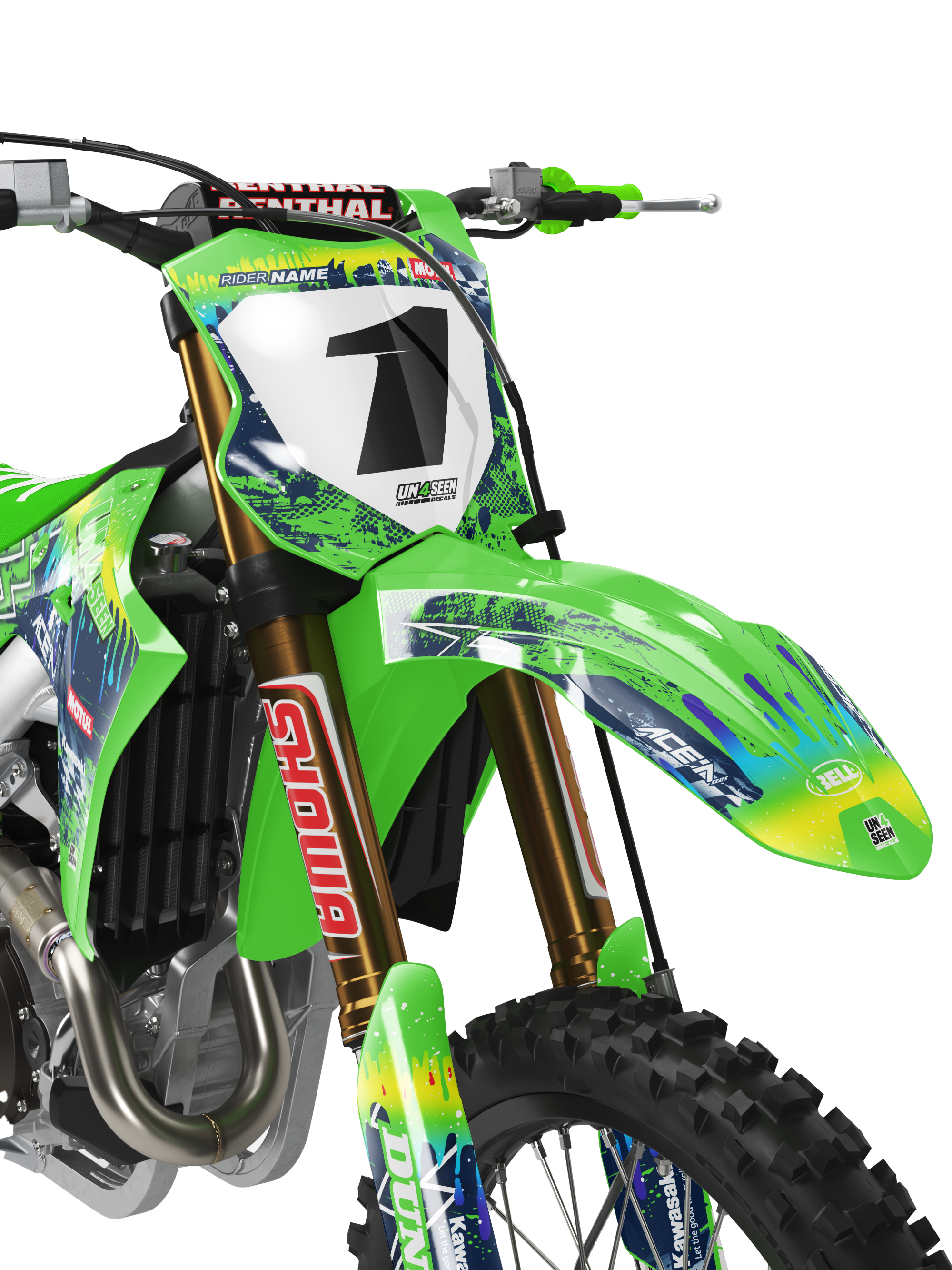 Kawasaki  Graphics Kit - Glowsplash