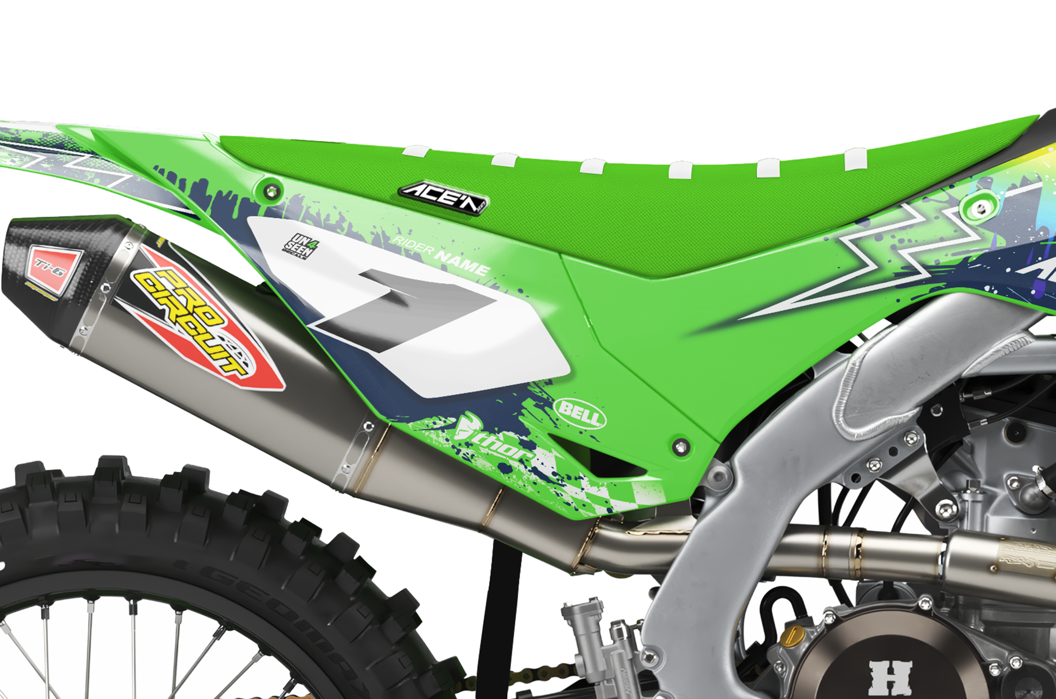 Kawasaki  Graphics Kit - Glowsplash