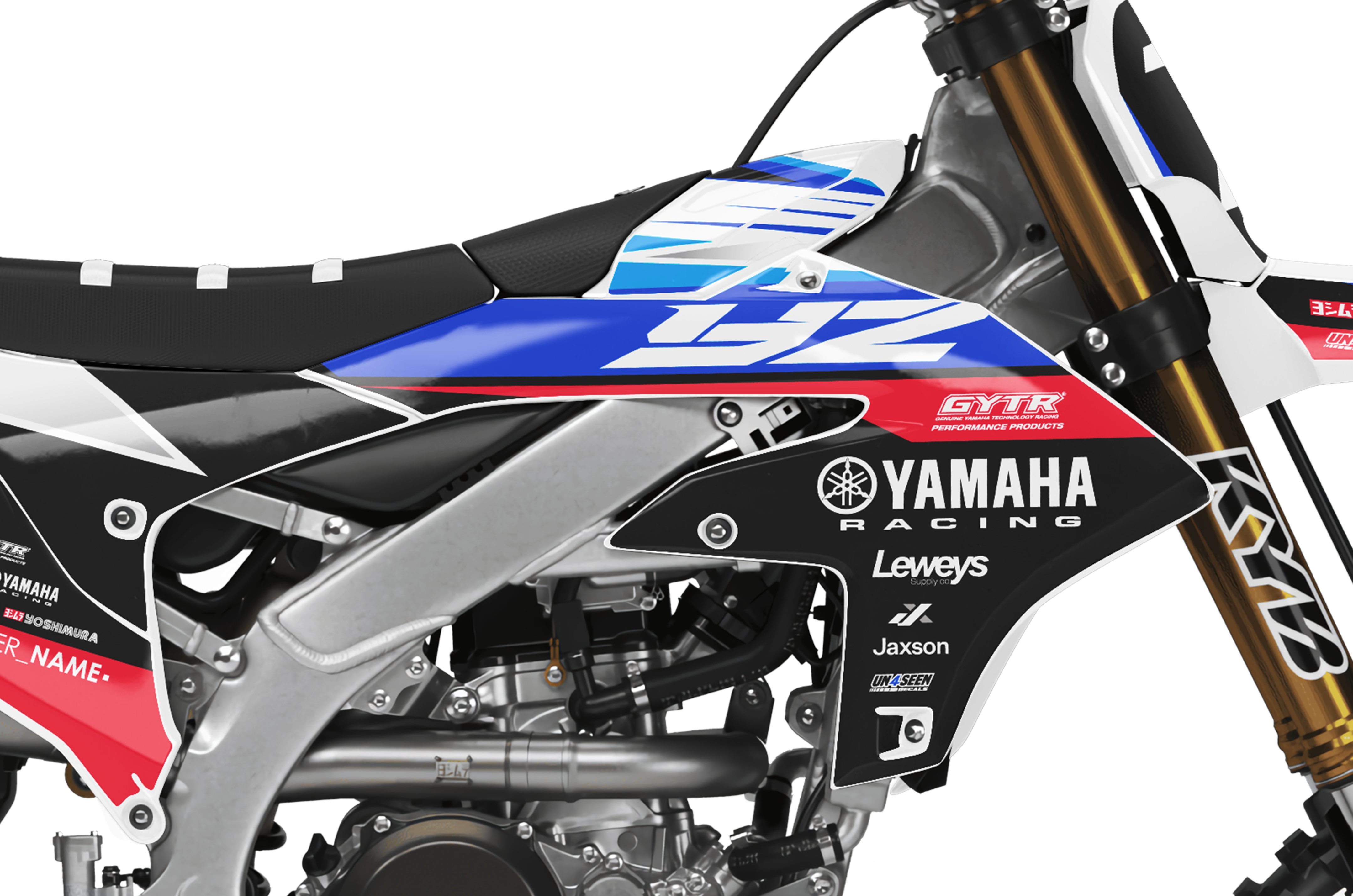 Yamaha Graphics Kit - Red Glass