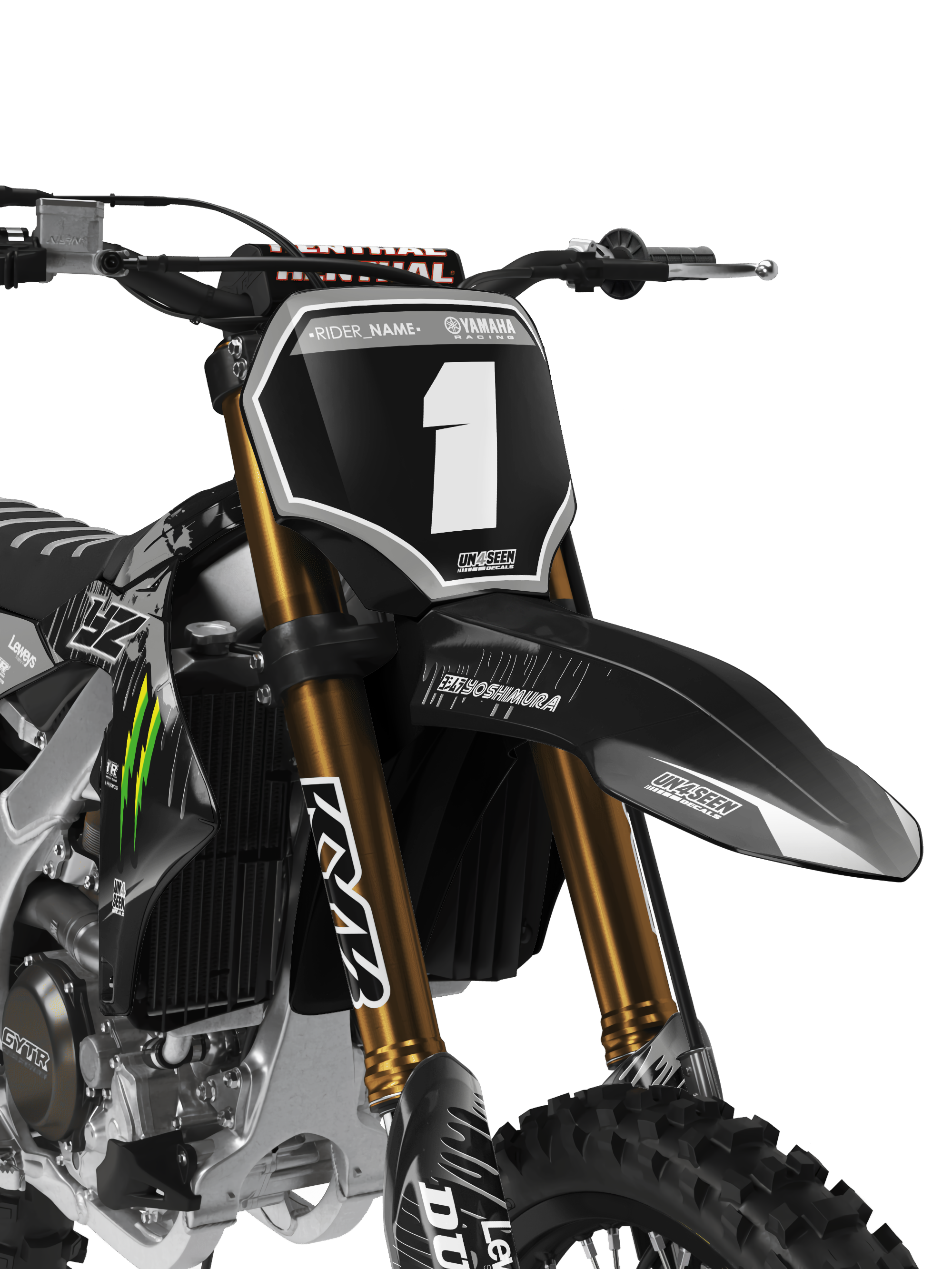 Yamaha Graphics Kit - Growl Edition Black
