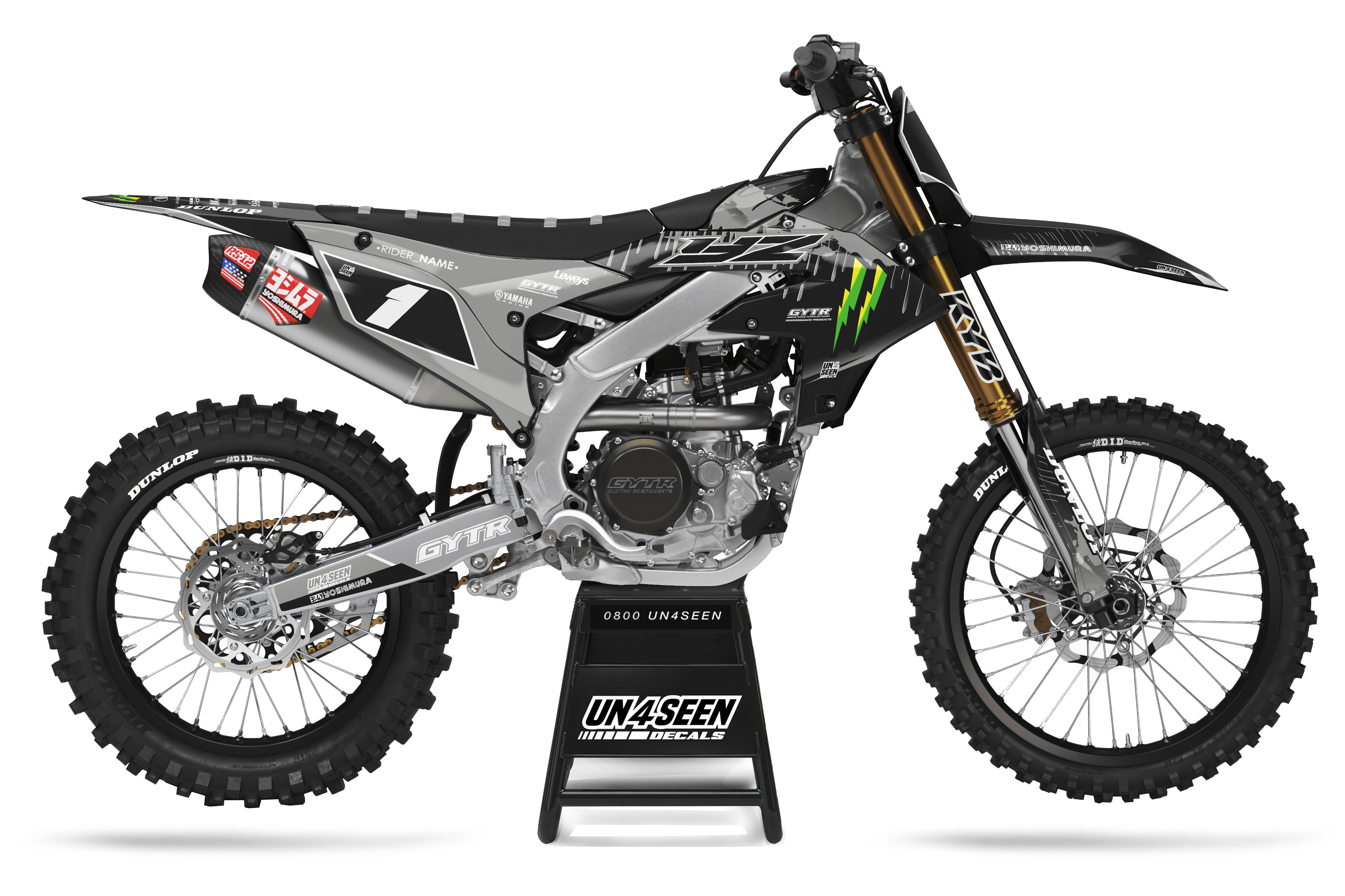 Yamaha Graphics Kit - Growl Edition Black