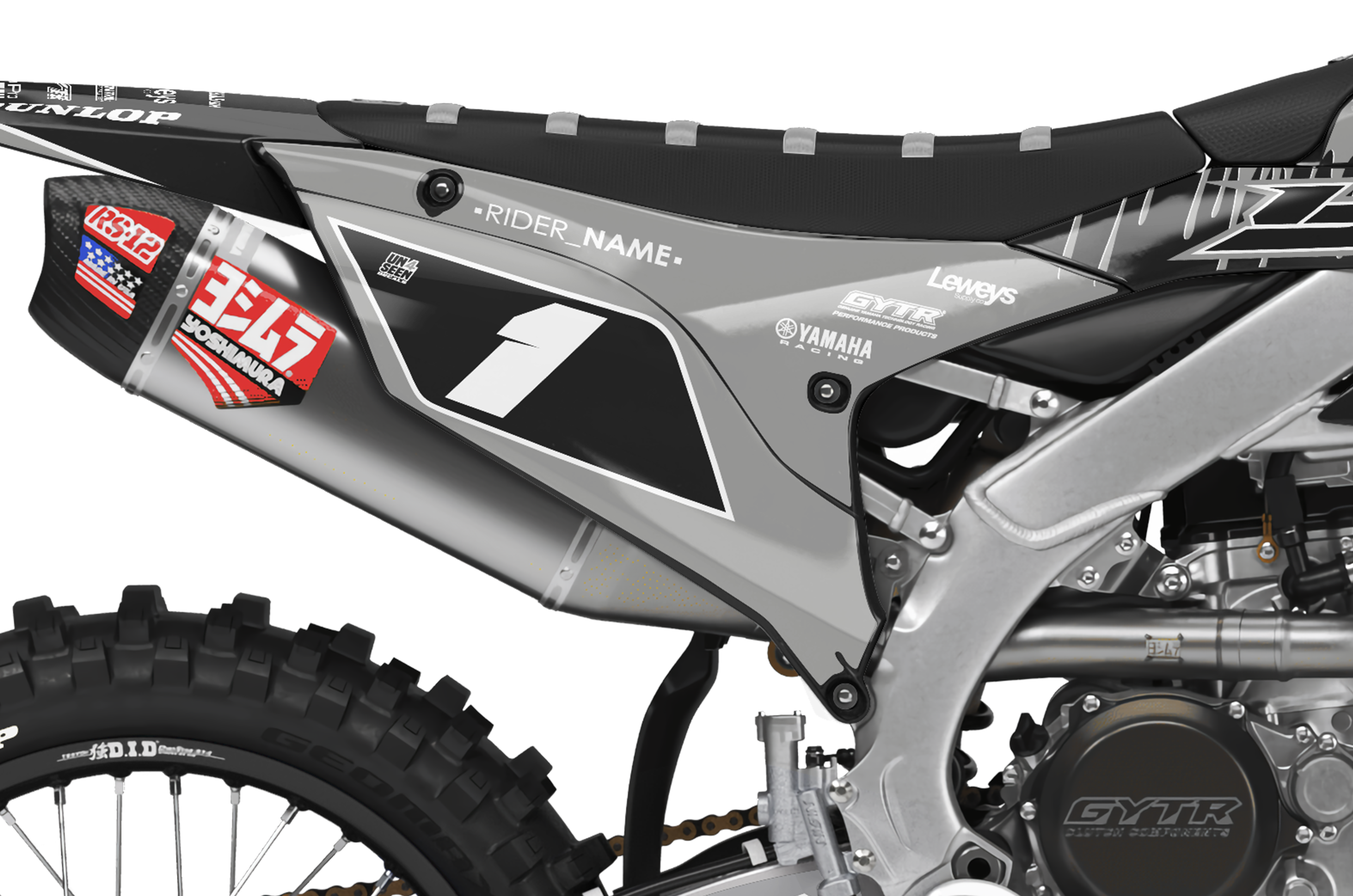 Yamaha Graphics Kit - Growl Edition Black
