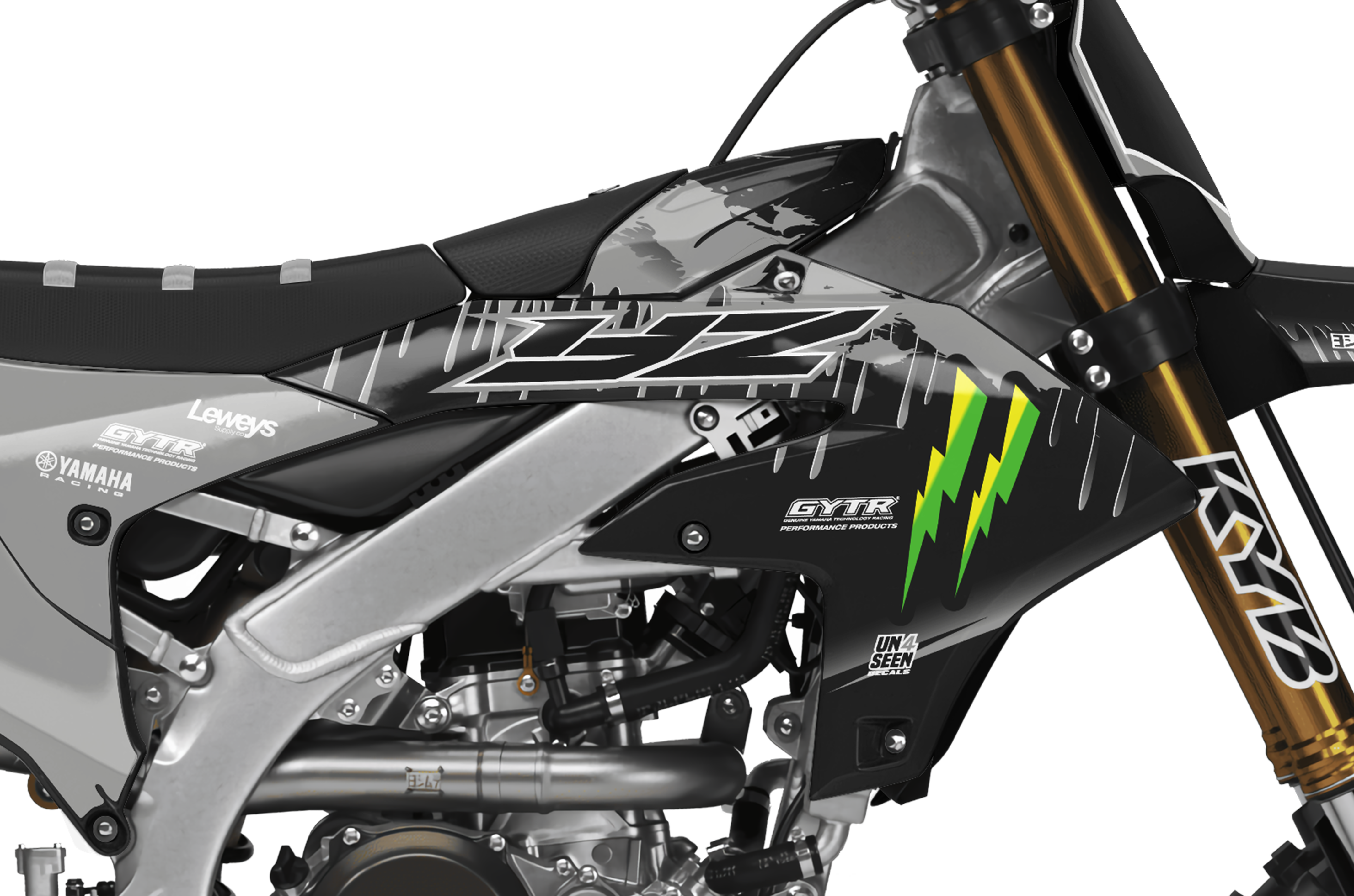 Yamaha Graphics Kit - Growl Edition Black