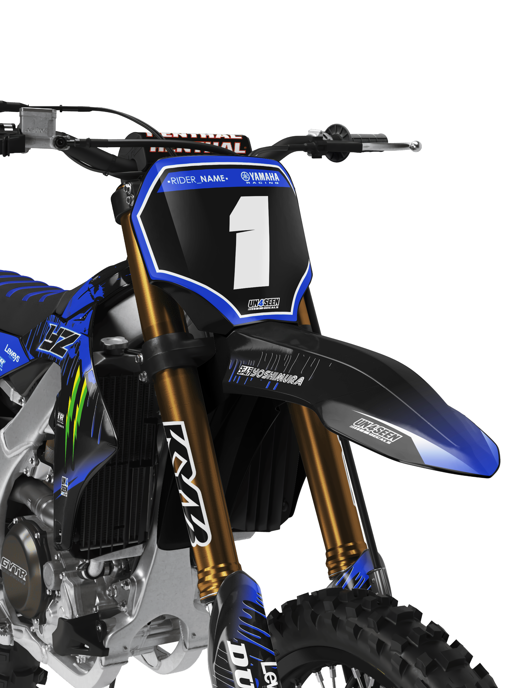 Yamaha Graphics Kit - Growl Edition Blue