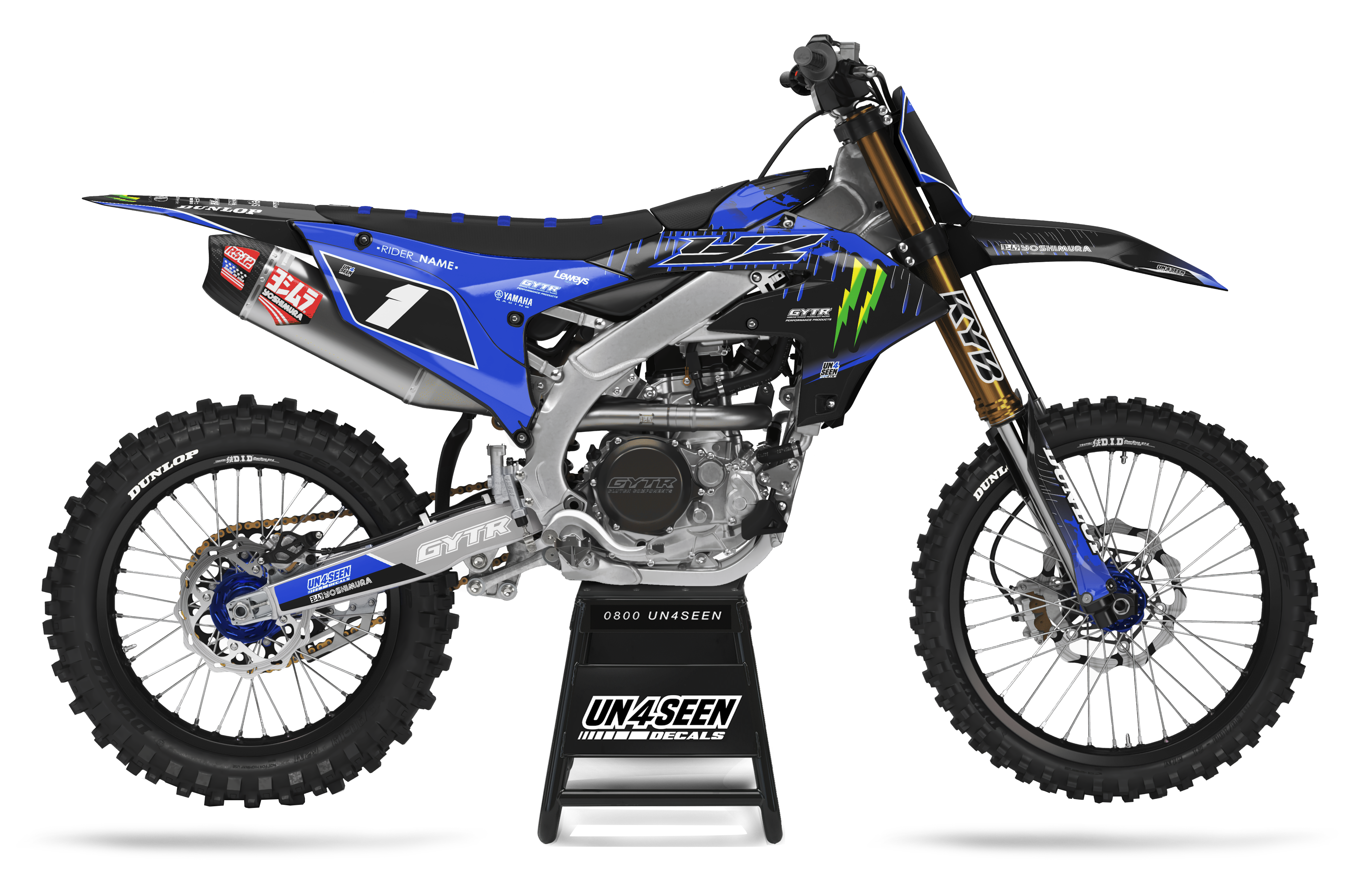 Yamaha Graphics Kit - Growl Edition Blue