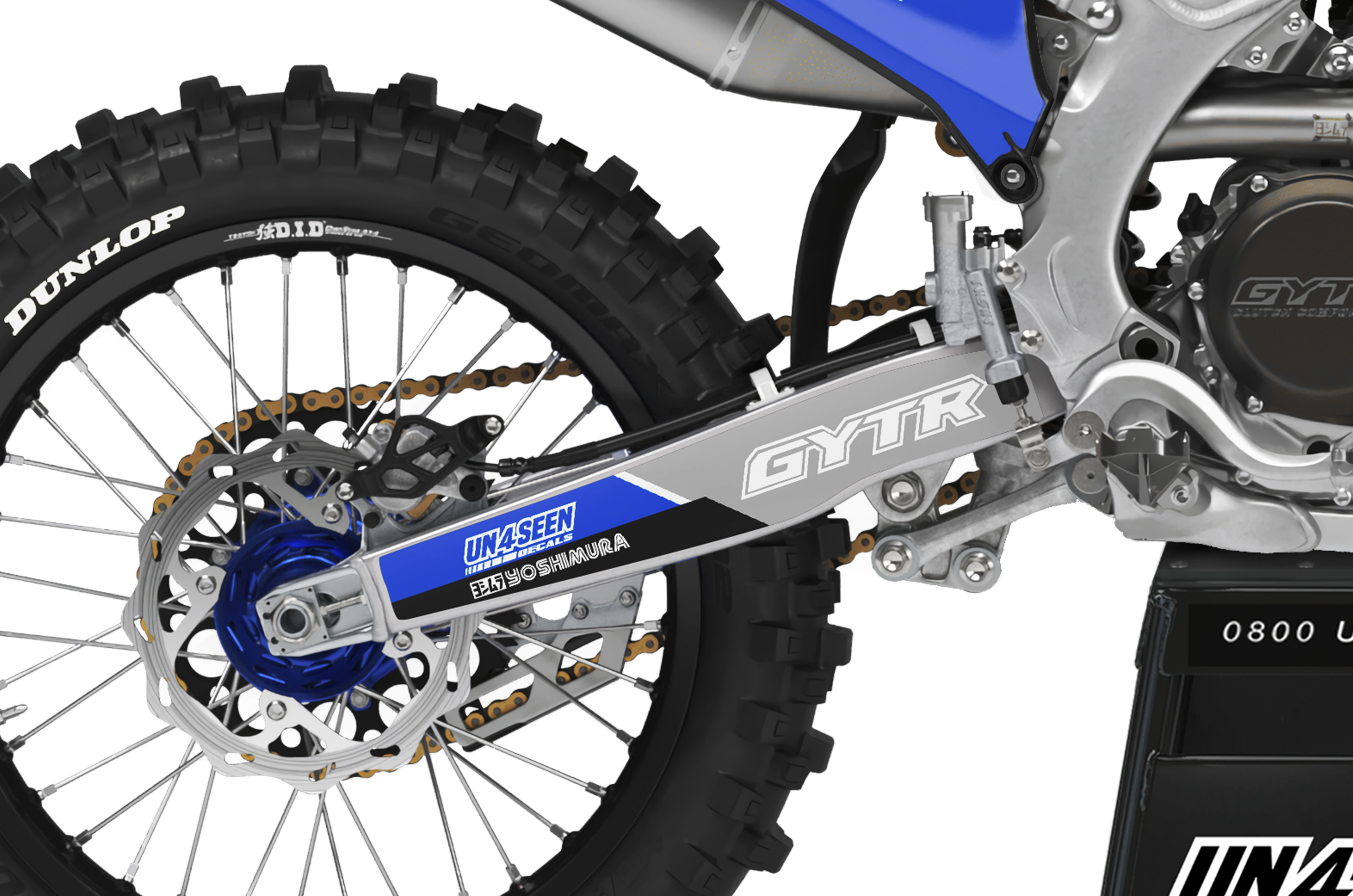 Yamaha Graphics Kit - Growl Edition Blue