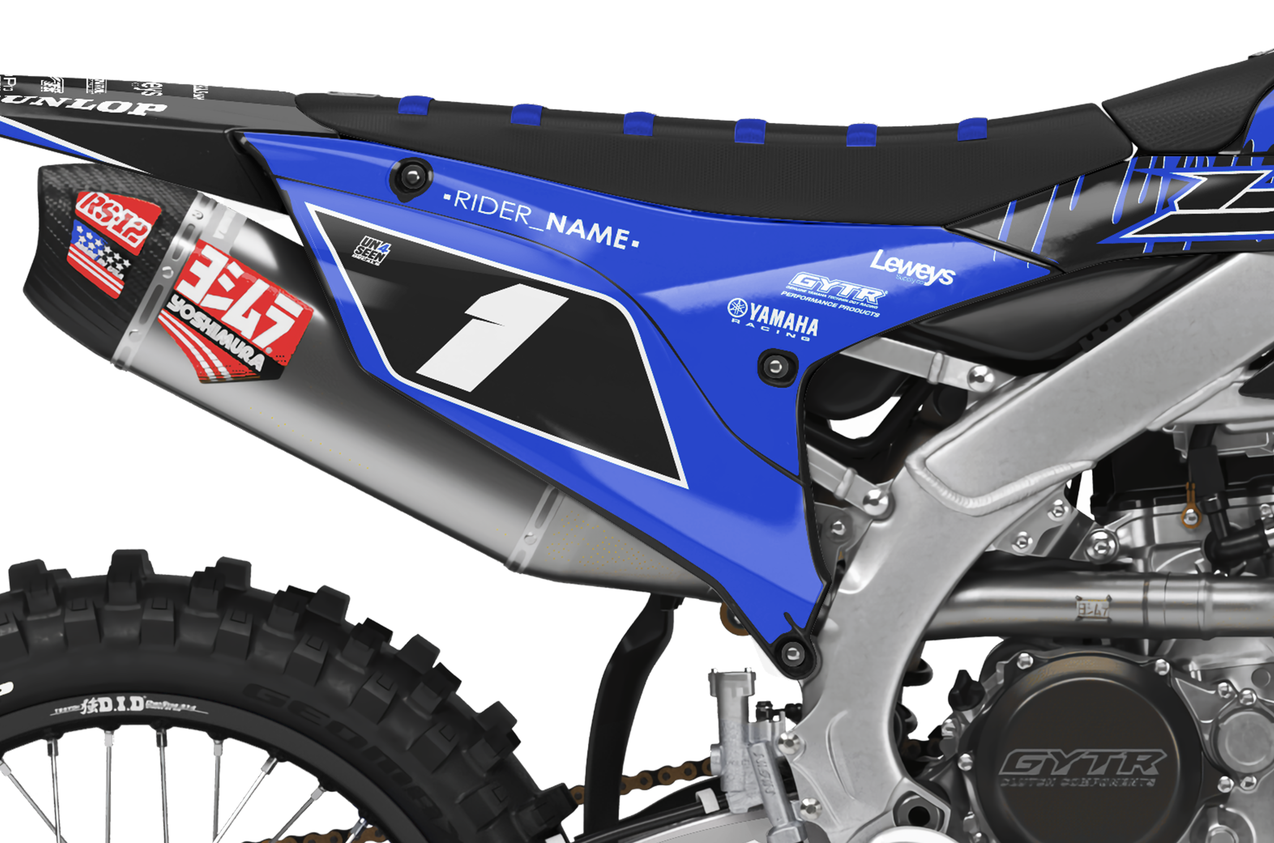 Yamaha Graphics Kit - Growl Edition Blue