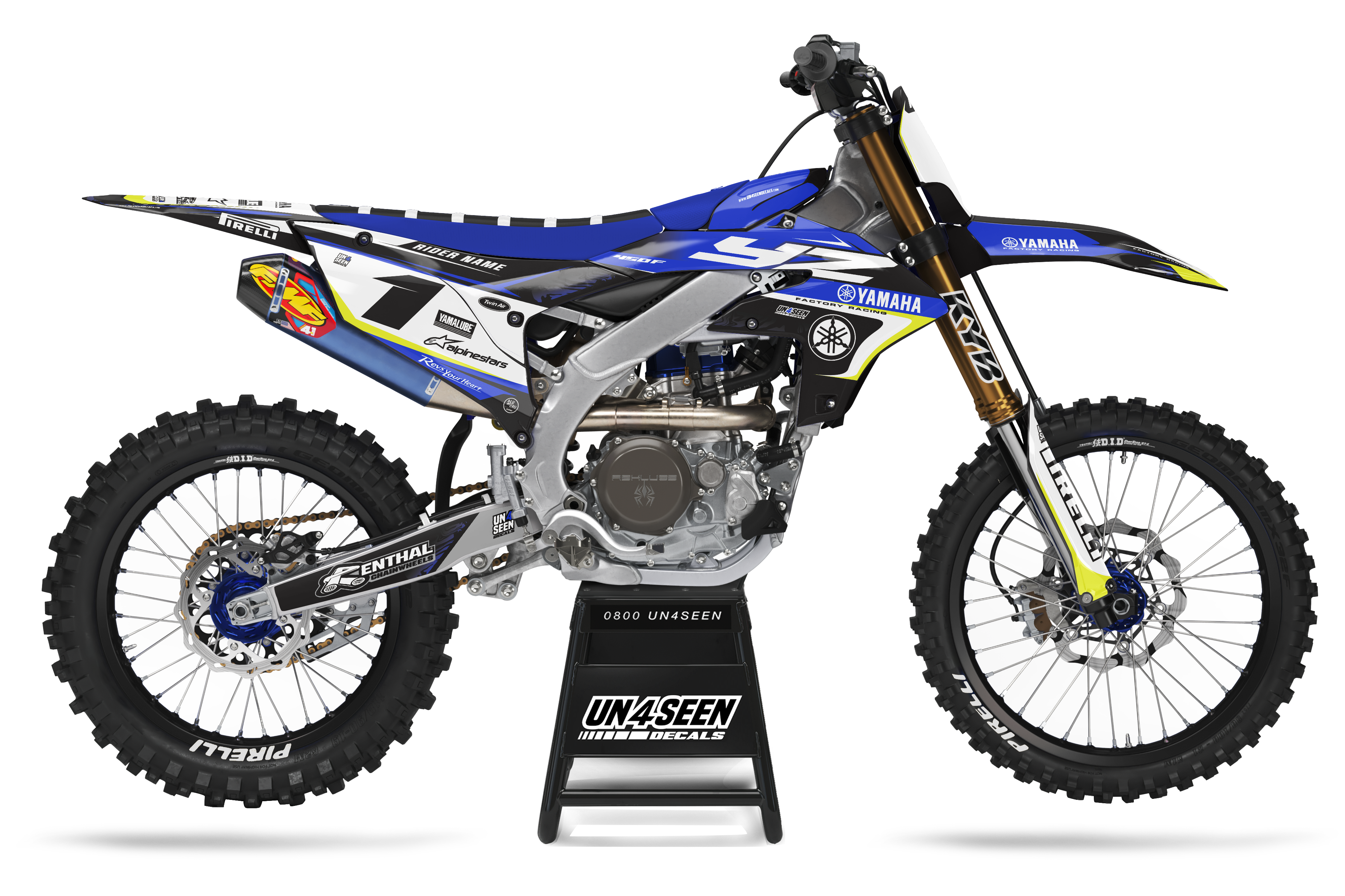 Yamaha Graphics Kit - Rage Yellow