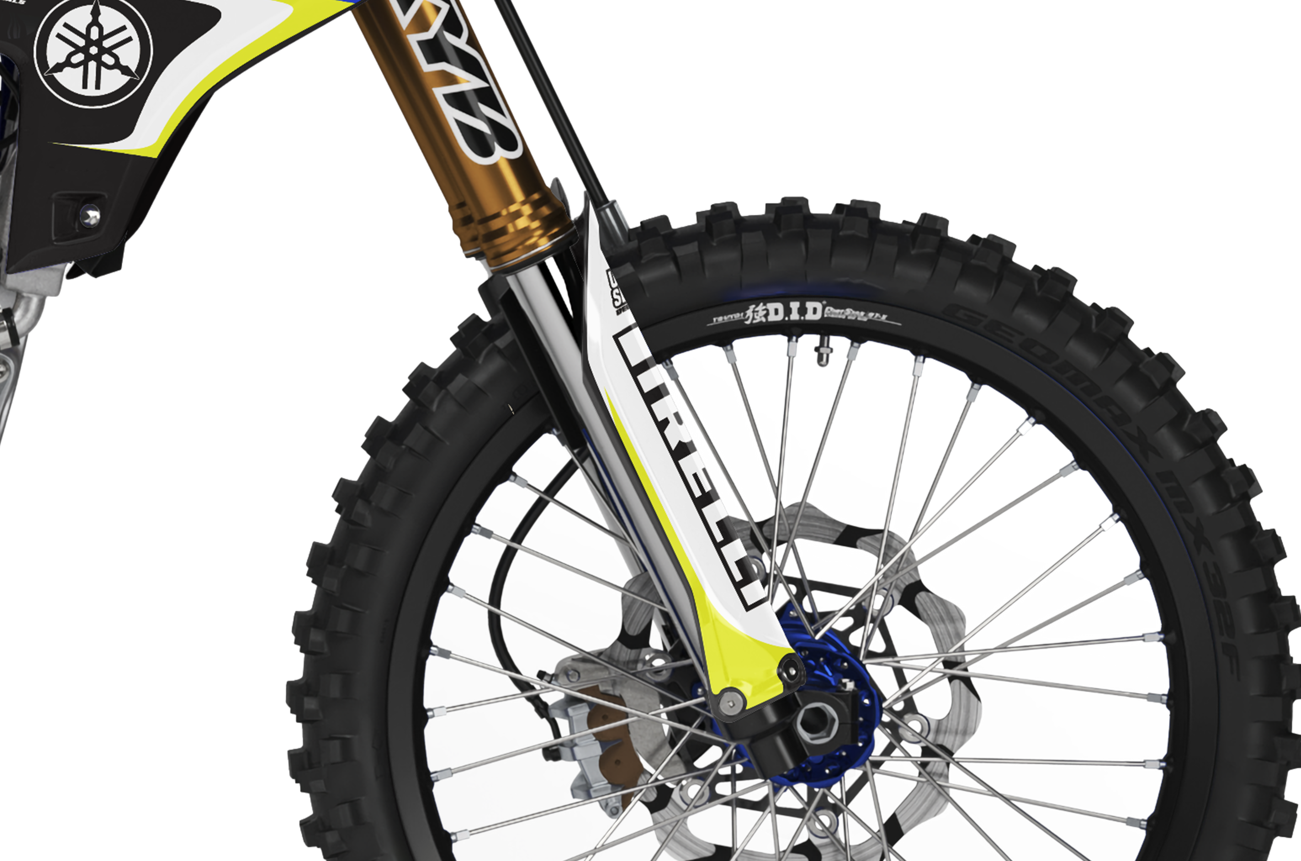 Yamaha Graphics Kit - Rage Yellow