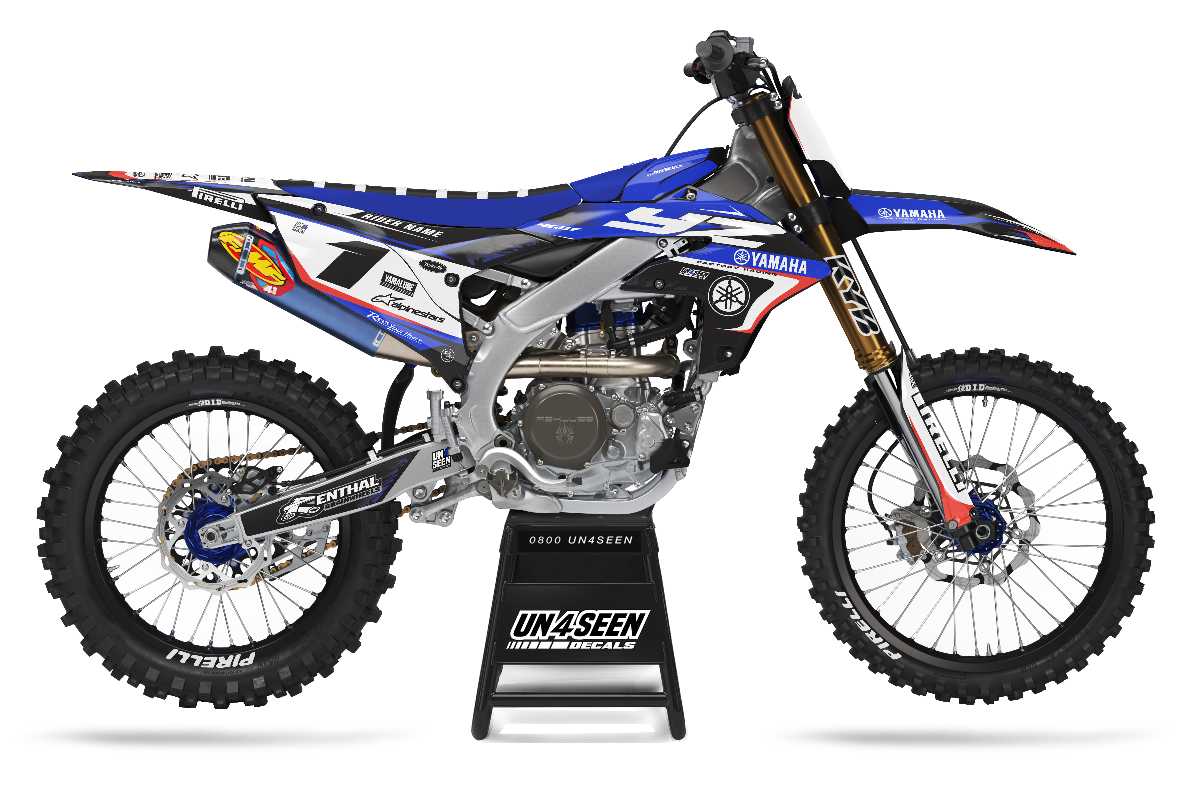 Yamaha Graphics Kit - Rage Red