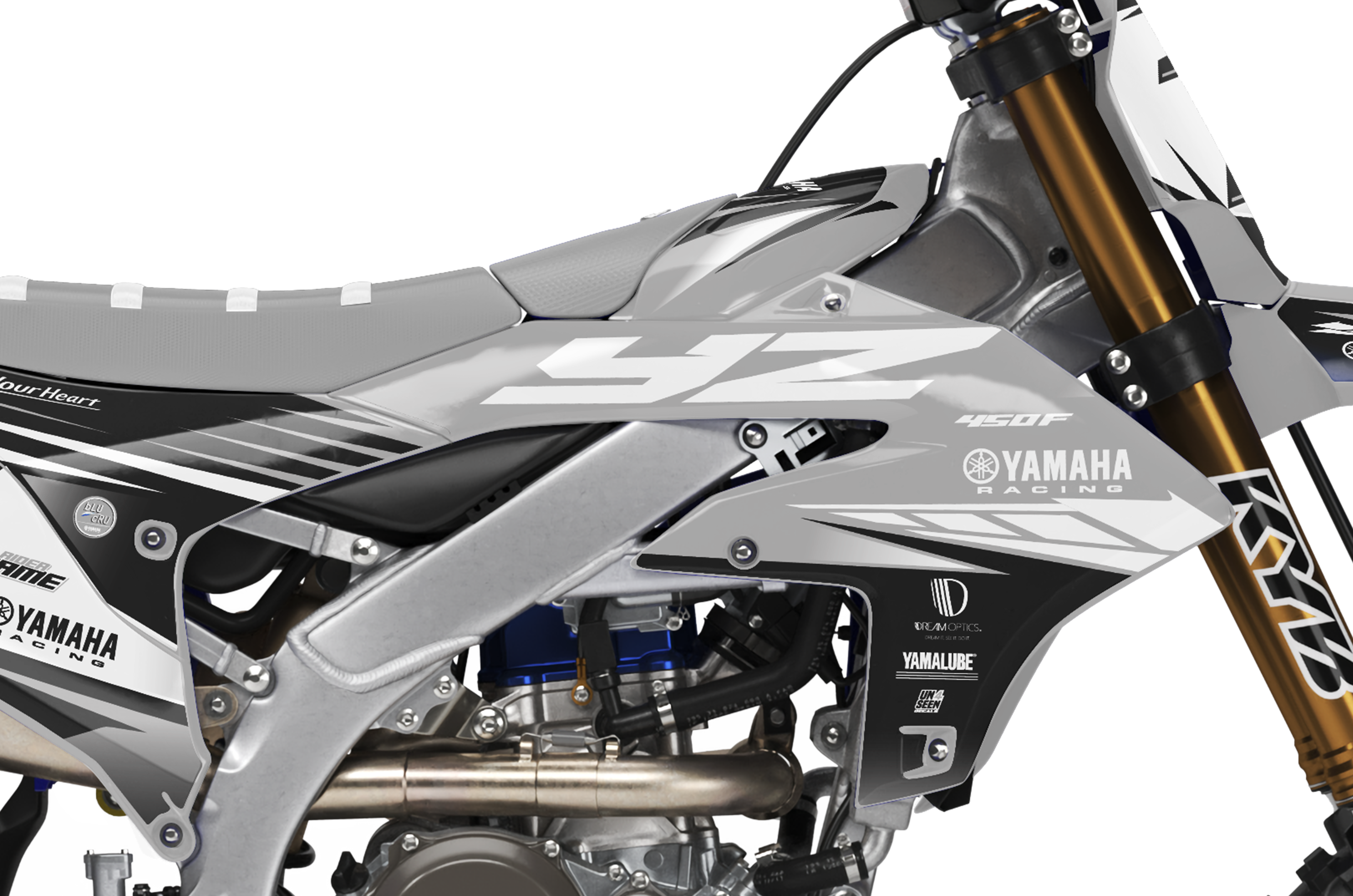 Yamaha Graphics Kit - Company Grey