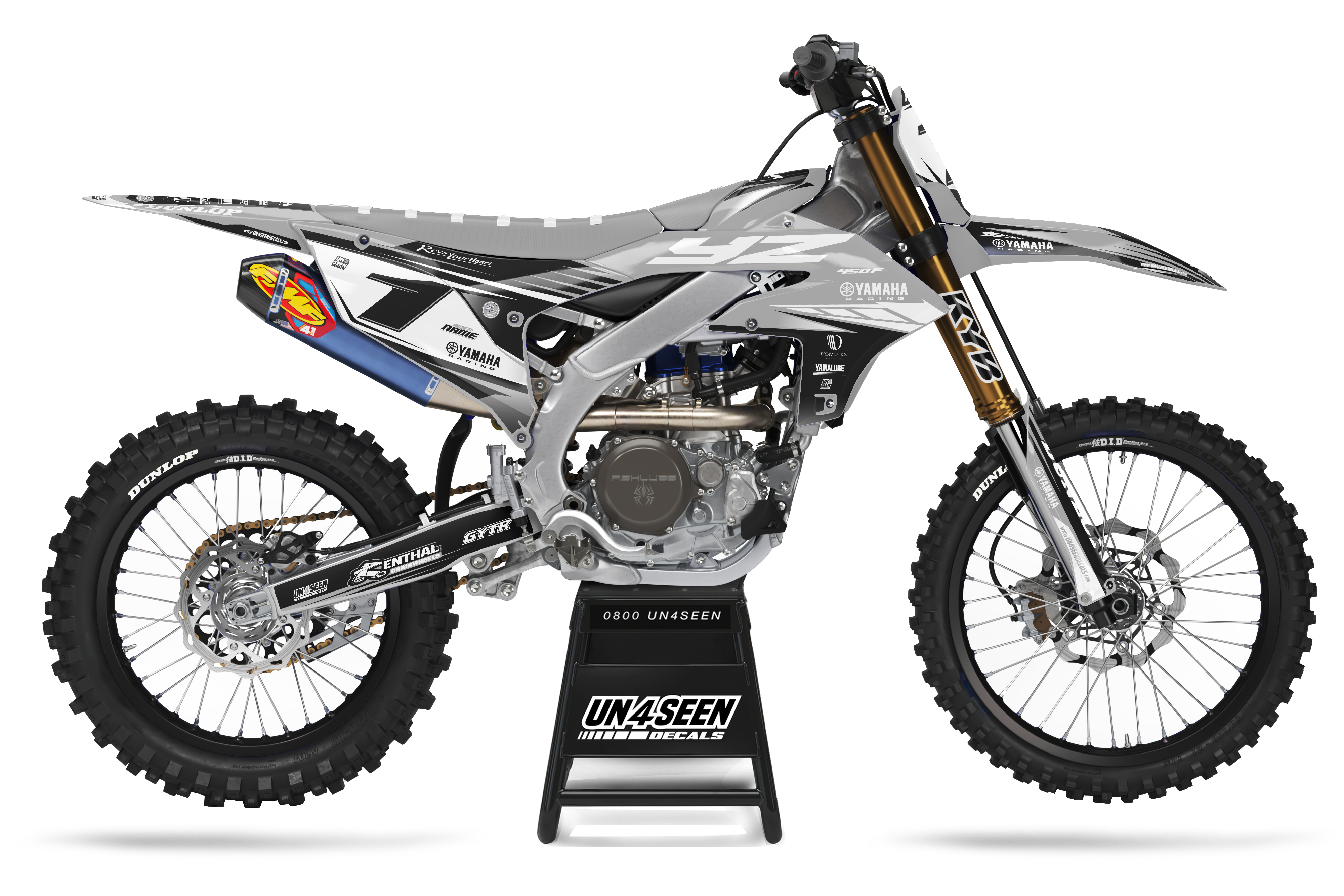 Yamaha Graphics Kit - Company Grey