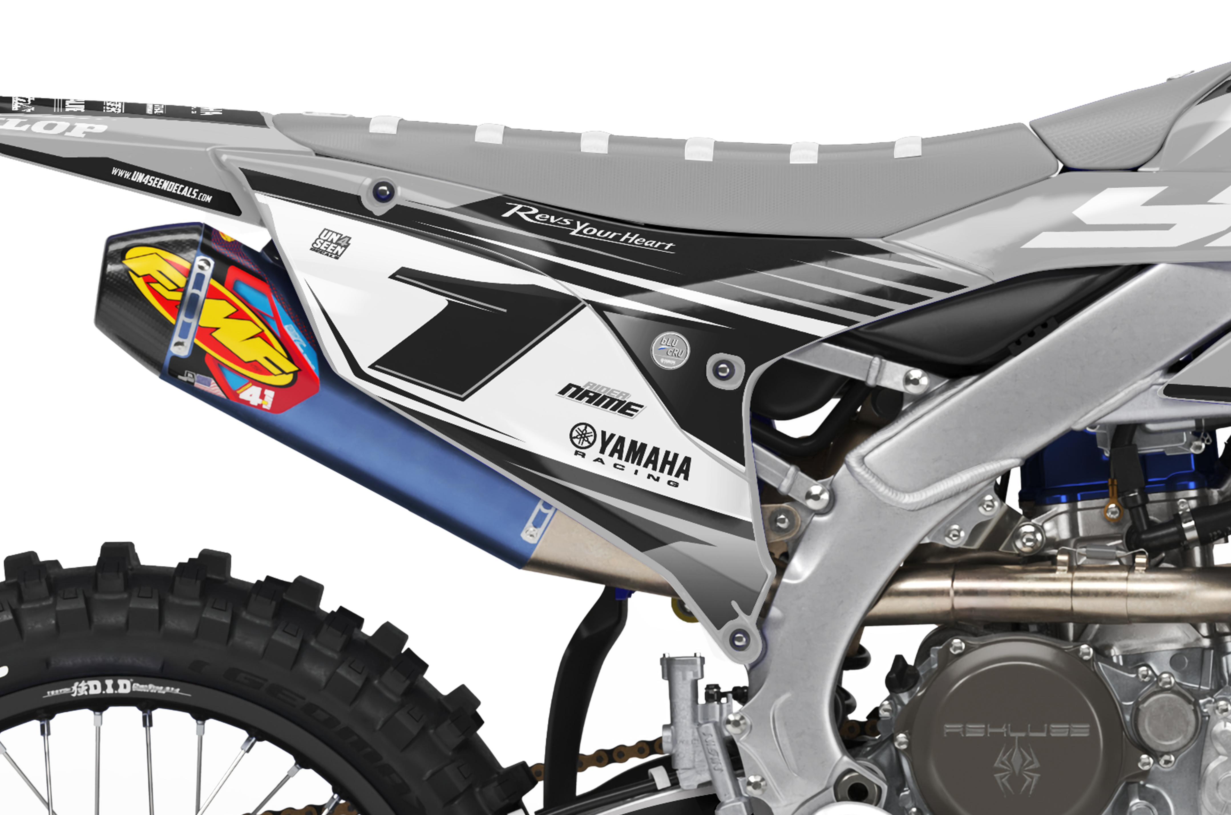 Yamaha Graphics Kit - Company Grey