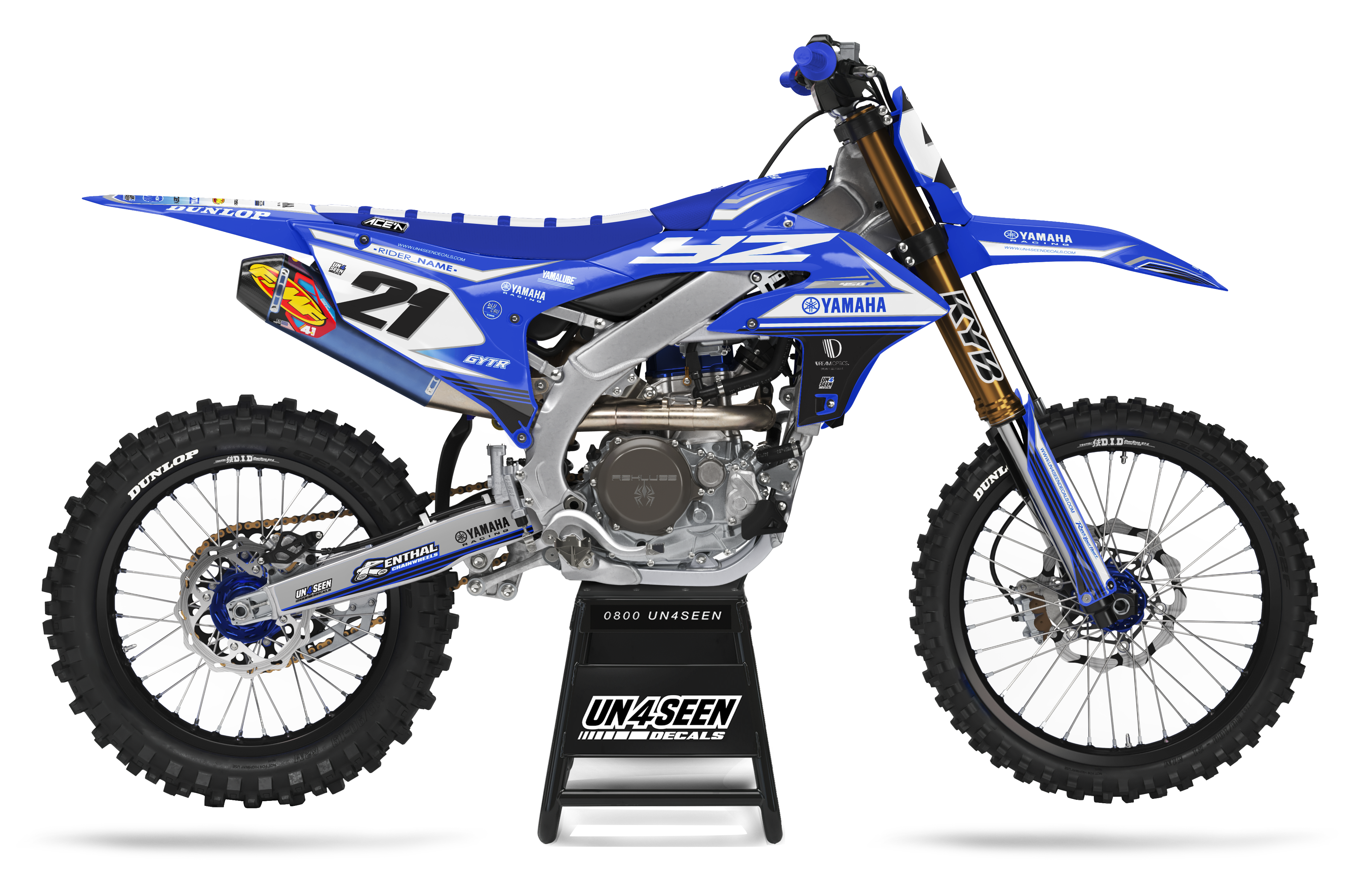 Yamaha Graphics Kit - Grooby Blue