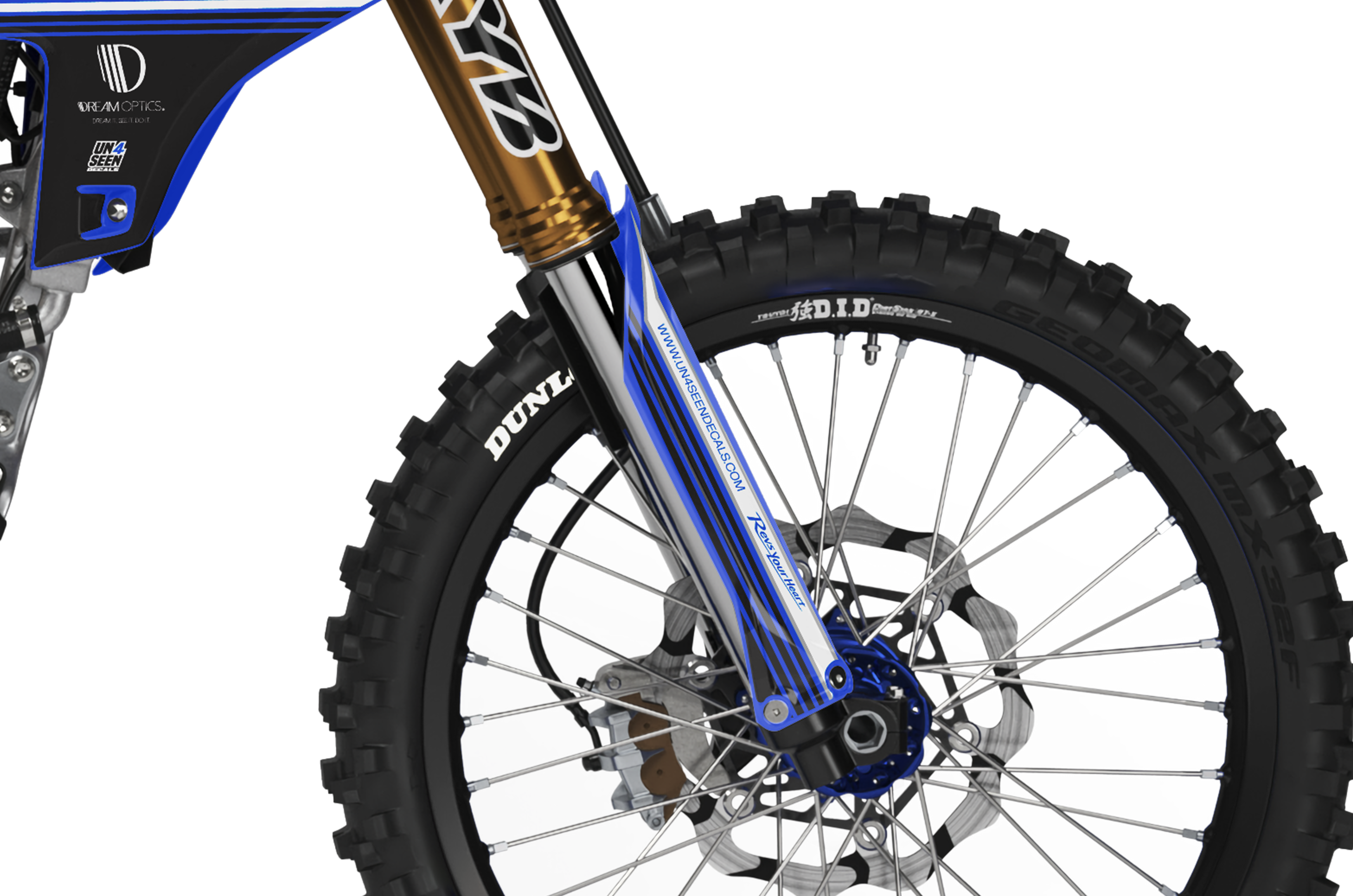 Yamaha Graphics Kit - Grooby Blue