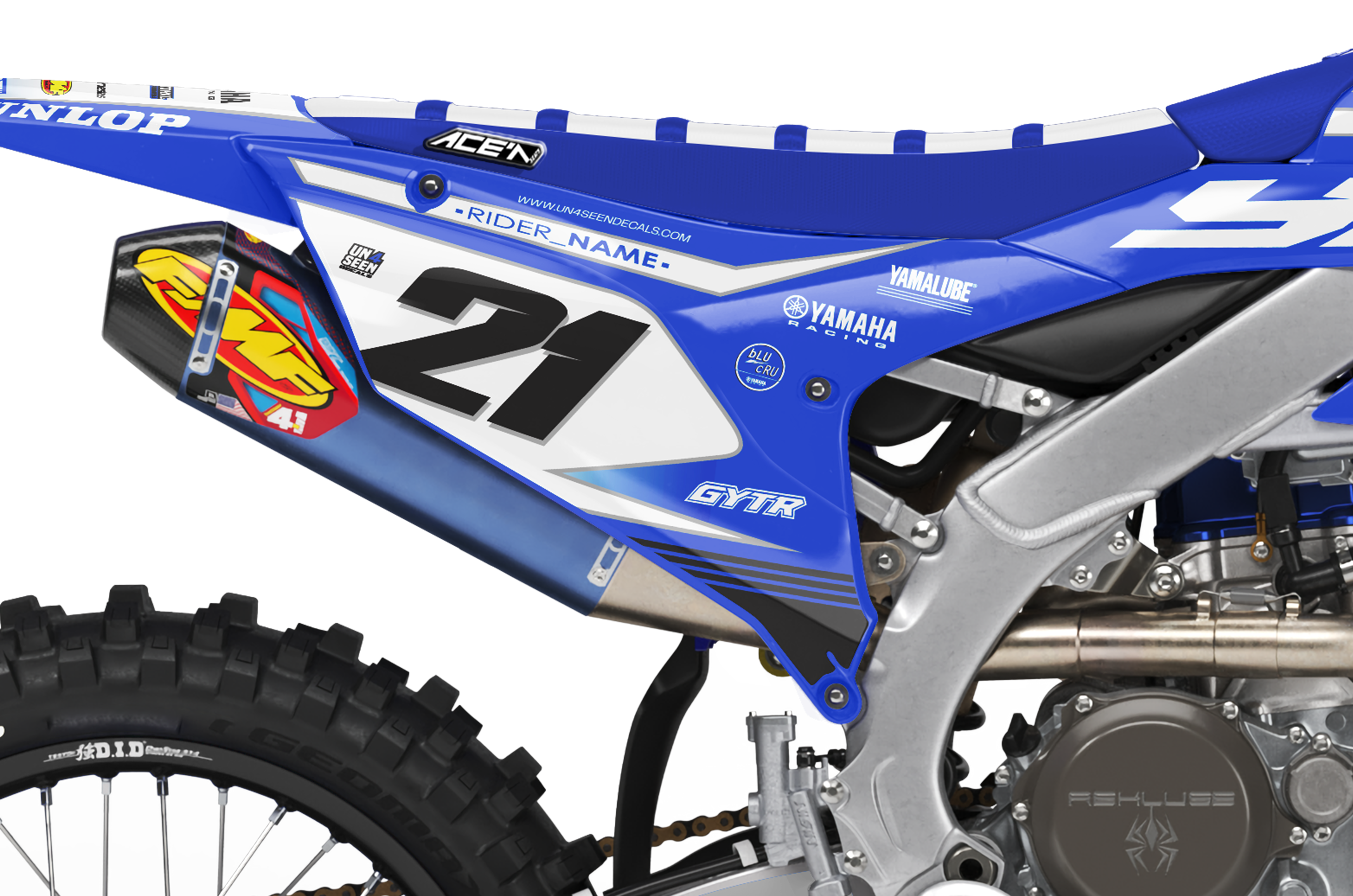Yamaha Graphics Kit - Grooby Blue