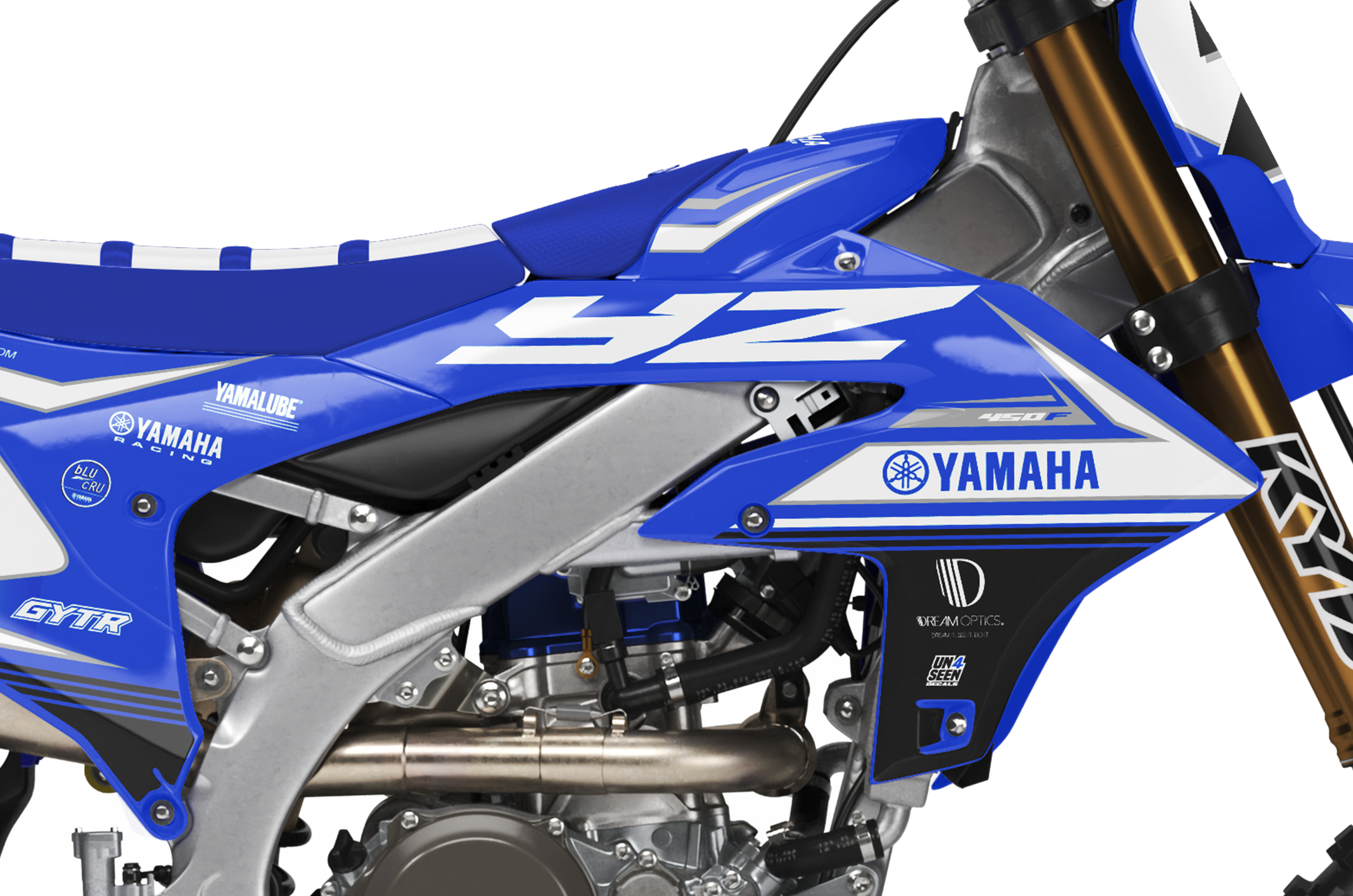 Yamaha Graphics Kit - Grooby Blue