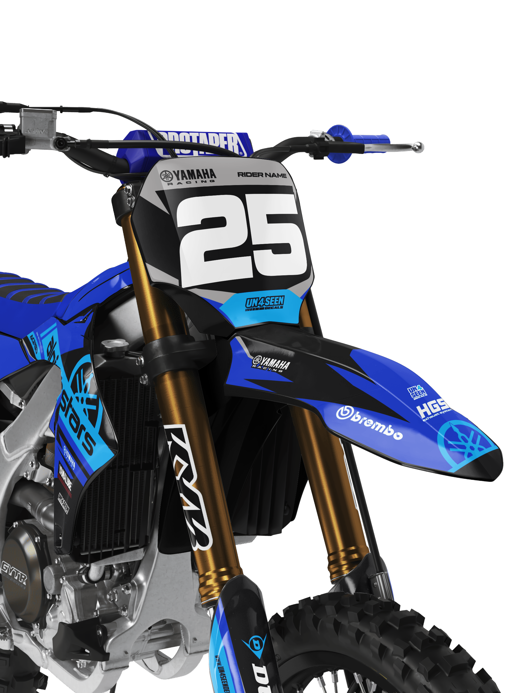 Yamaha Graphics Kit - Geer Blue