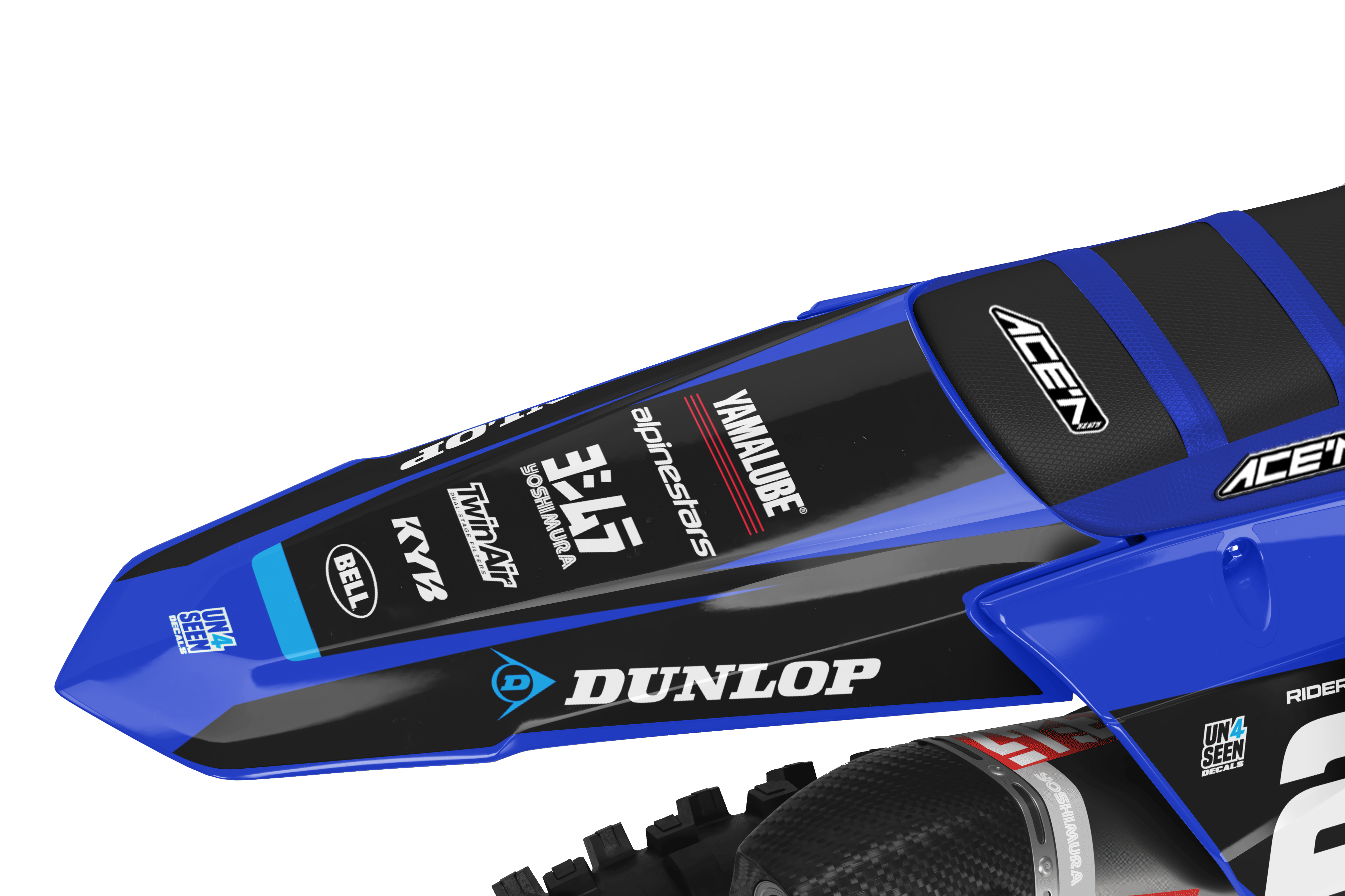 Yamaha Graphics Kit - Geer Blue