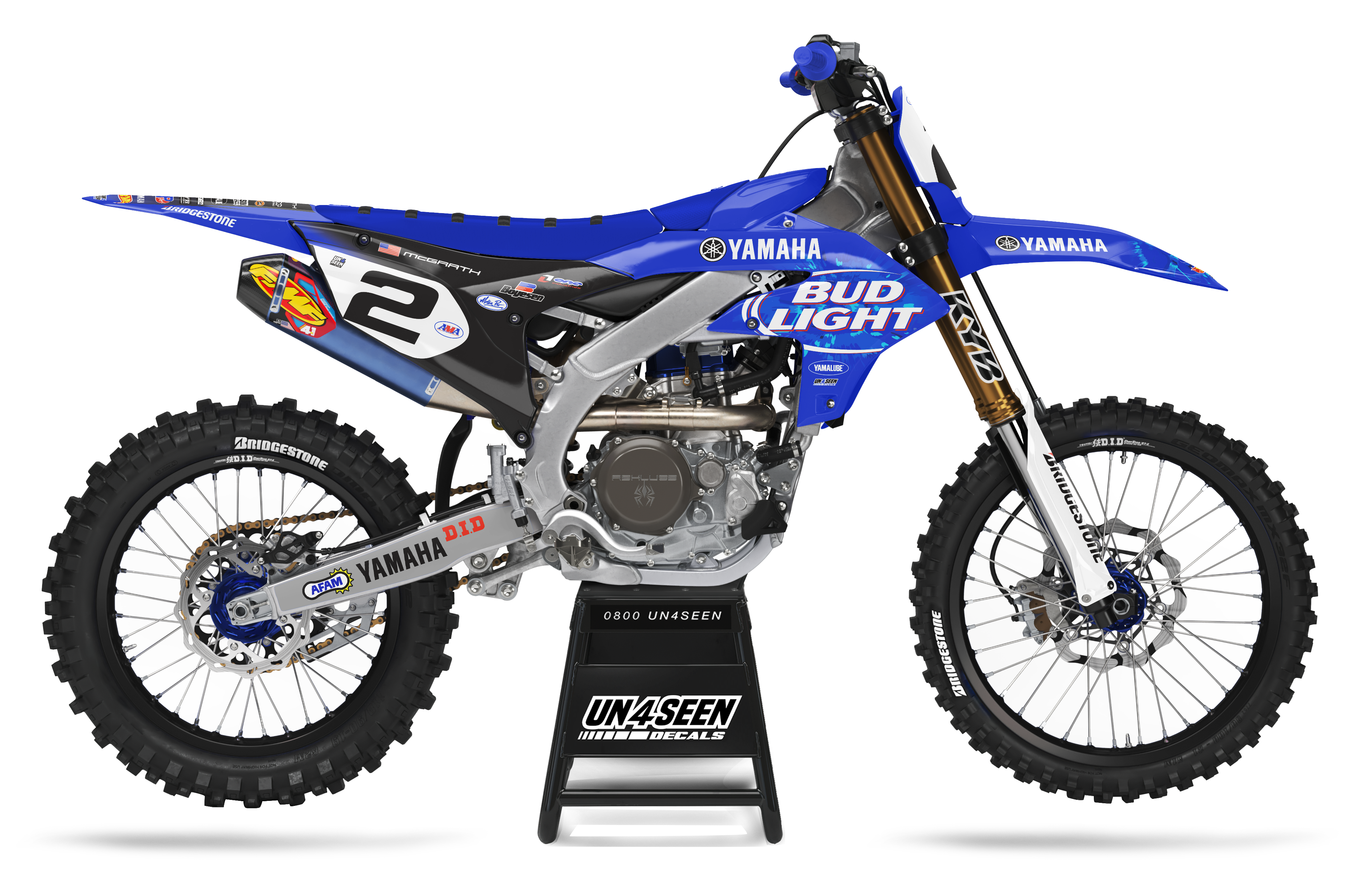 Yamaha Graphics Kit - Budlight Mcgrath