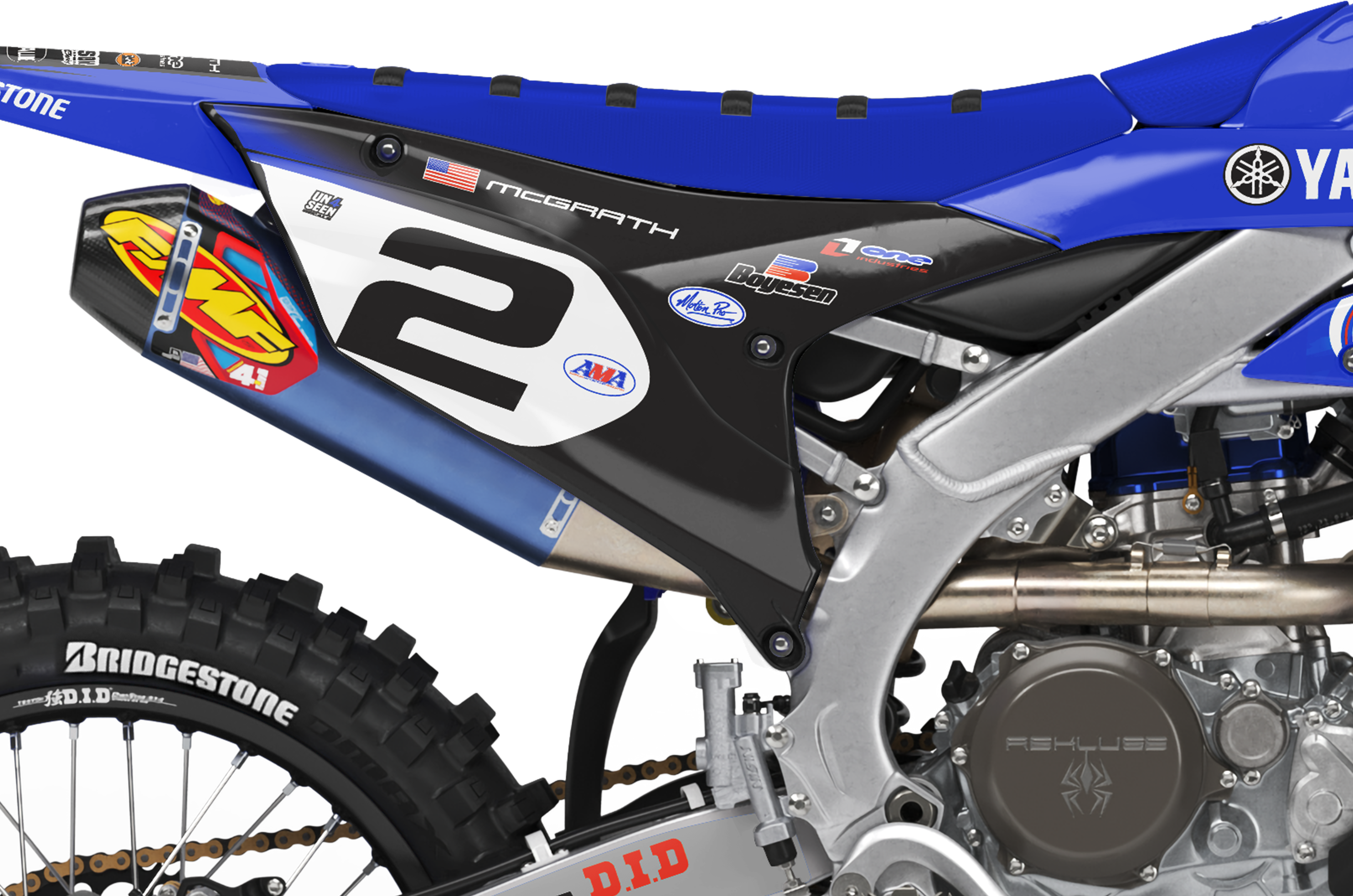 Yamaha Graphics Kit - Budlight Mcgrath