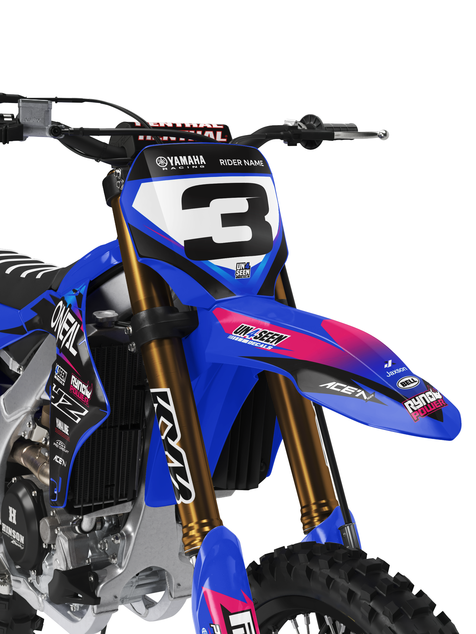 Yamaha Graphics Kit - Oneil Pink