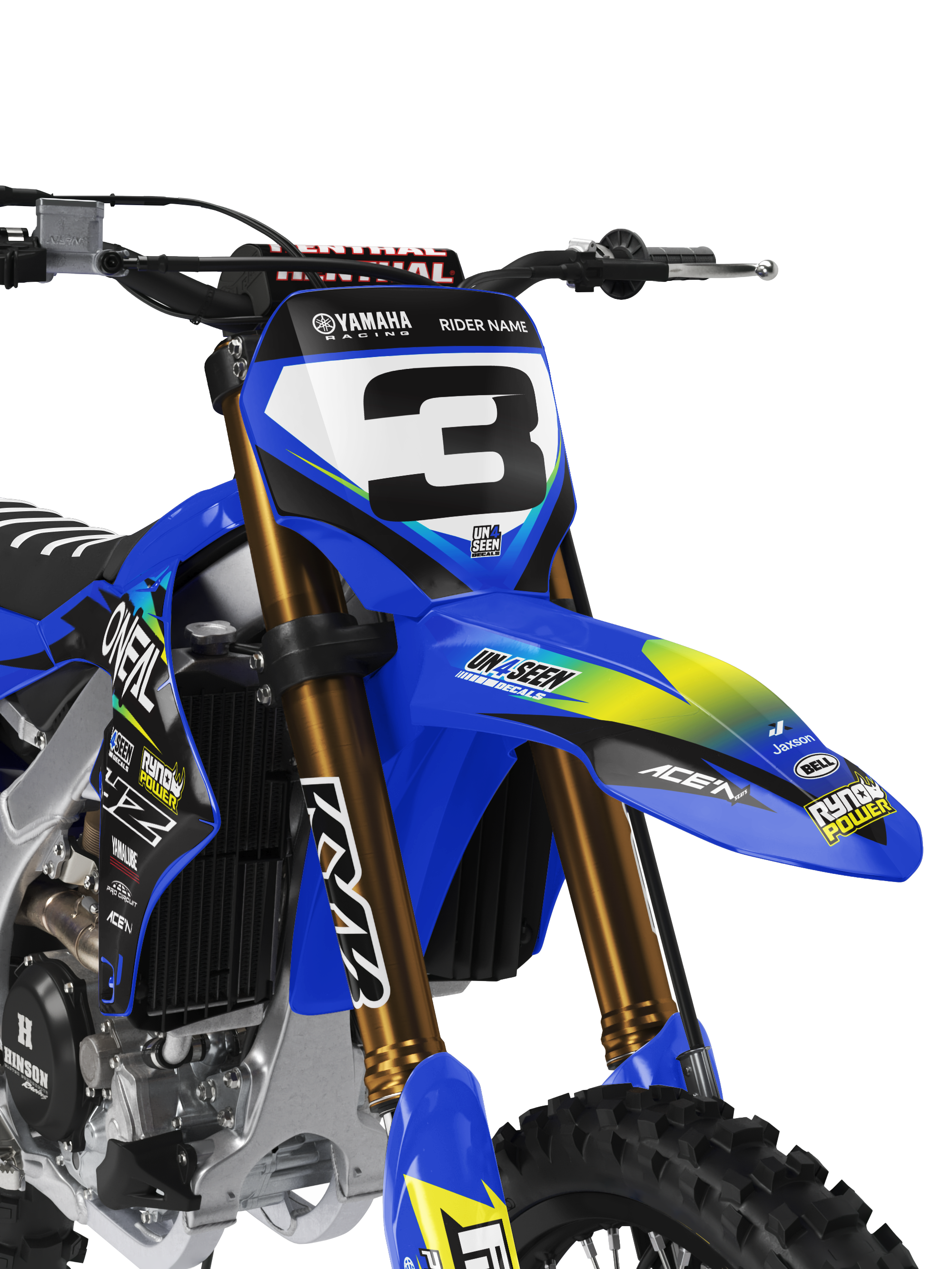 Yamaha Graphics Kit - Oneal Yellow