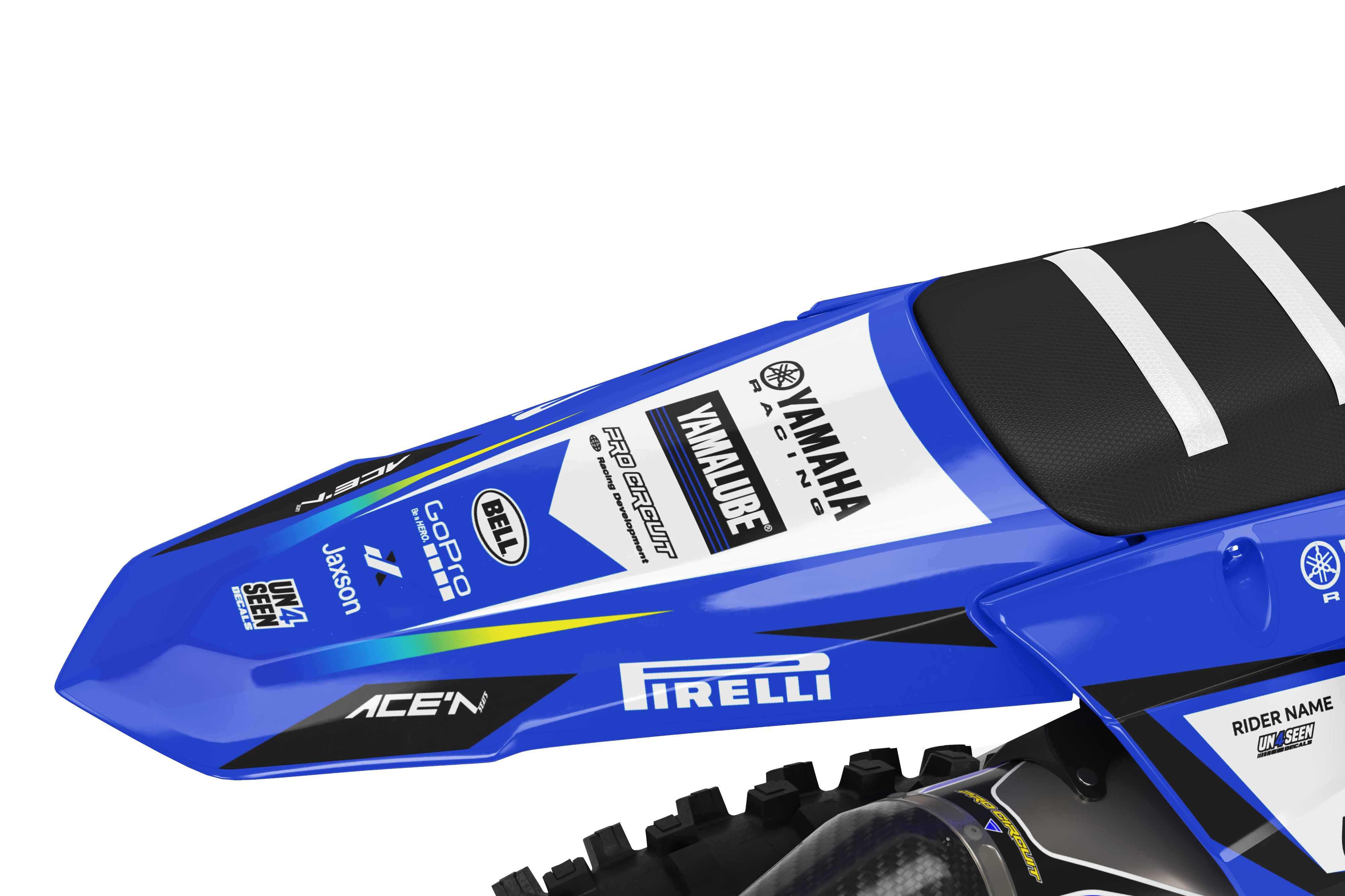 Yamaha Graphics Kit - Oneal Yellow